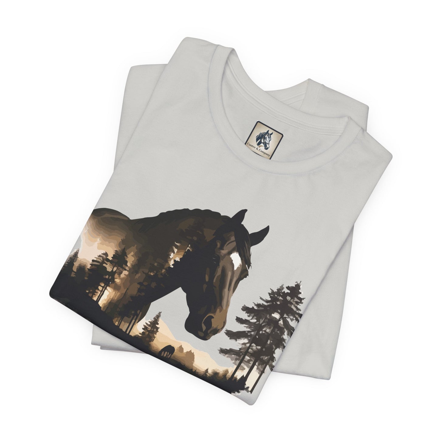 Horse Graphic Unisex Jersey Short Sleeve Tee