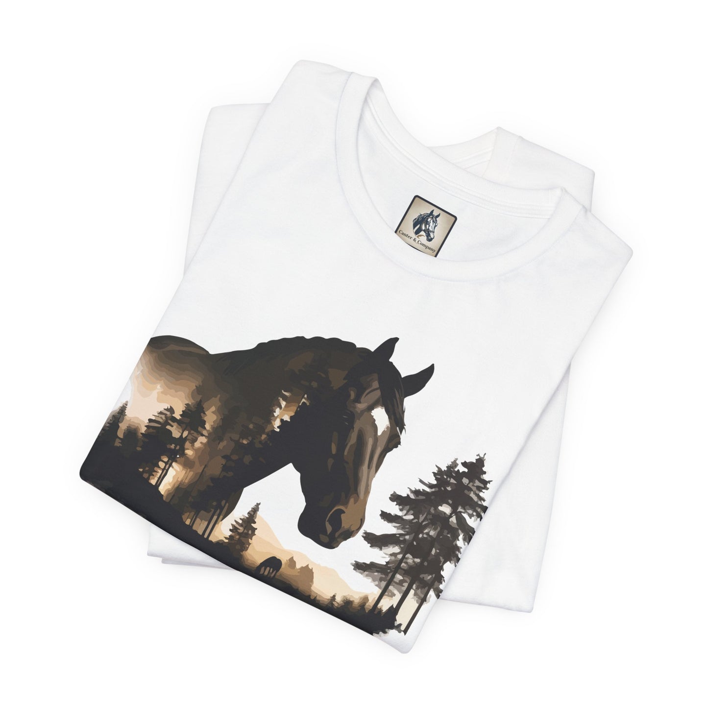 Horse Graphic Unisex Jersey Short Sleeve Tee