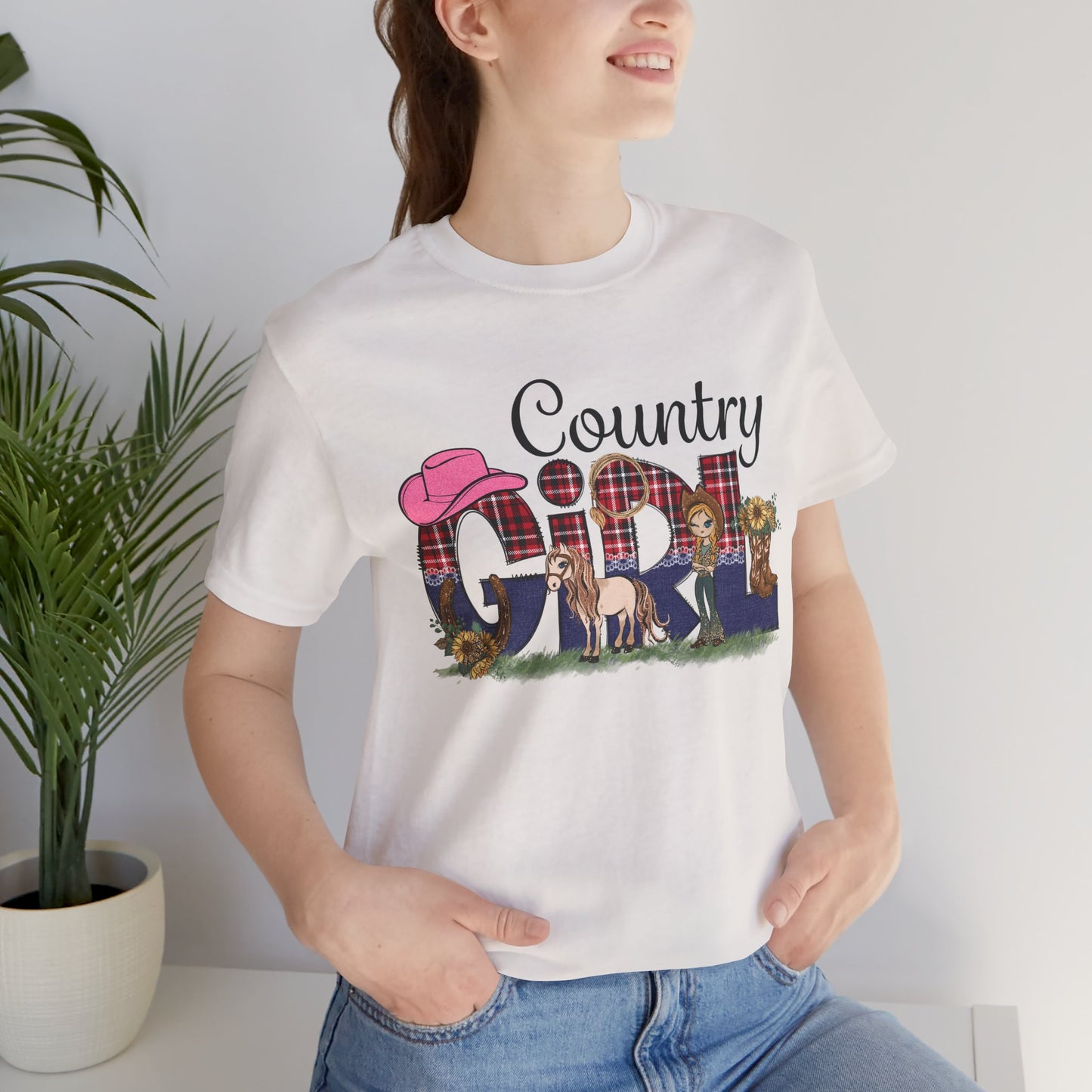 Horse Graphic Unisex Jersey Short Sleeve Tee