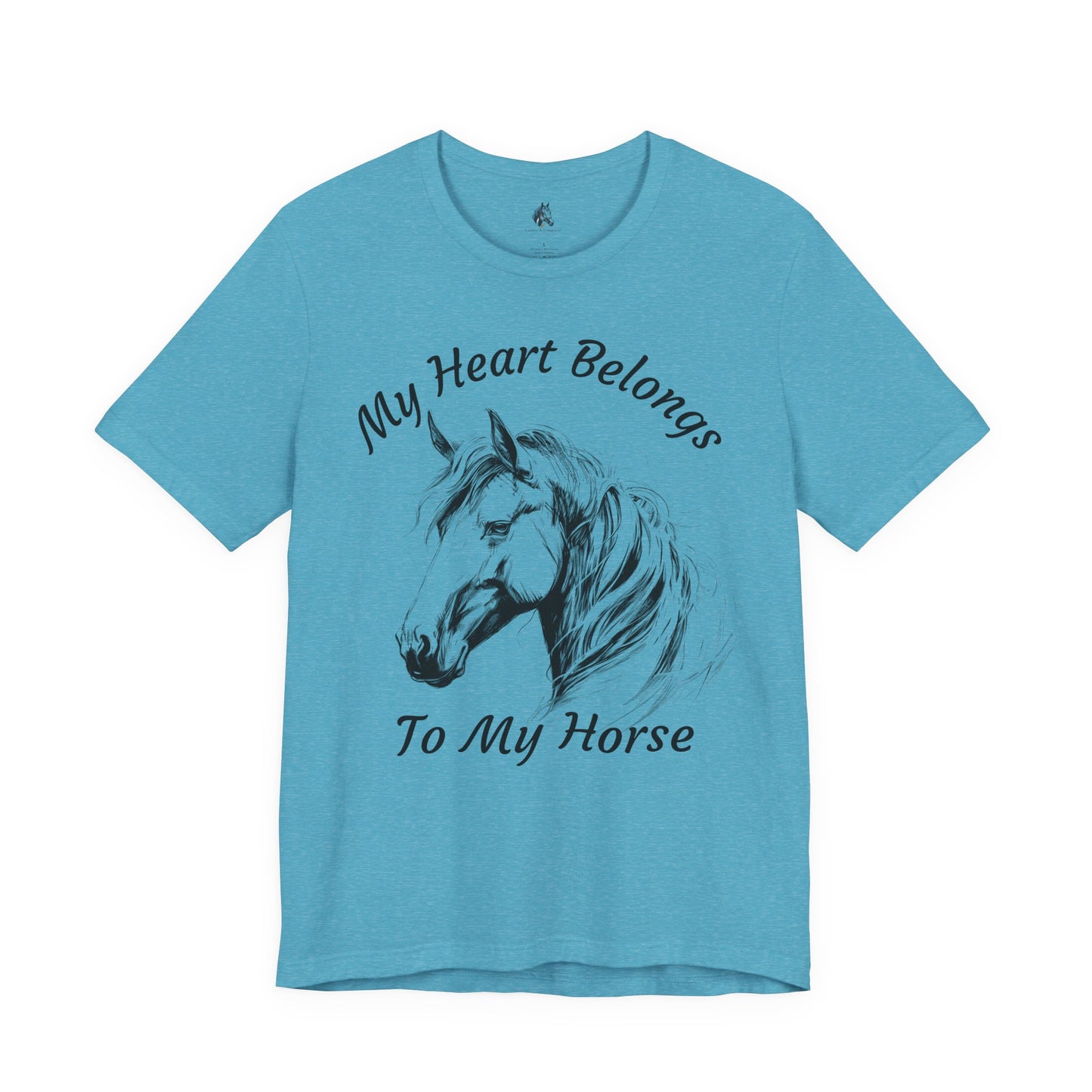 My Heart Belongs Horse GraphicTee