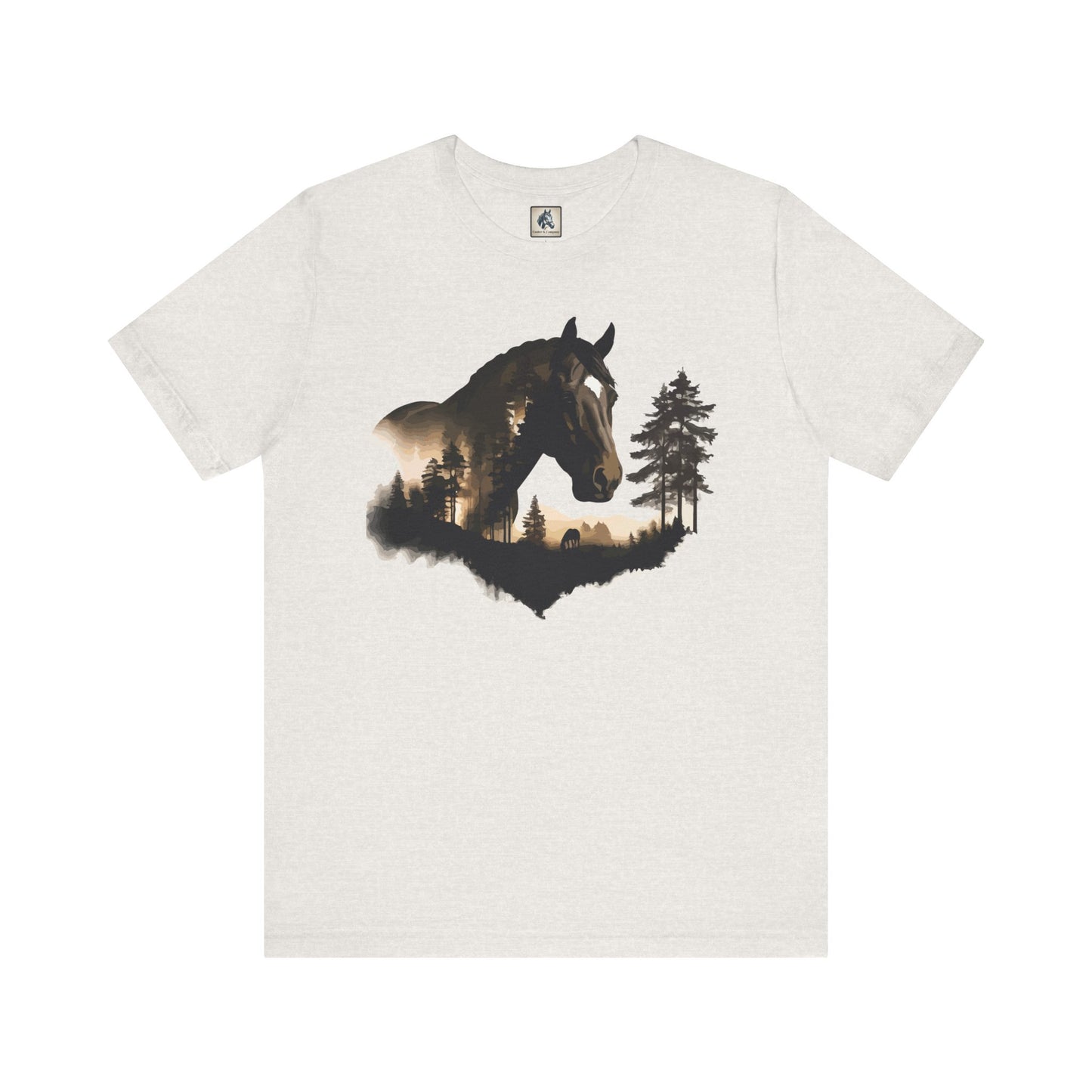 Horse Graphic Unisex Jersey Short Sleeve Tee