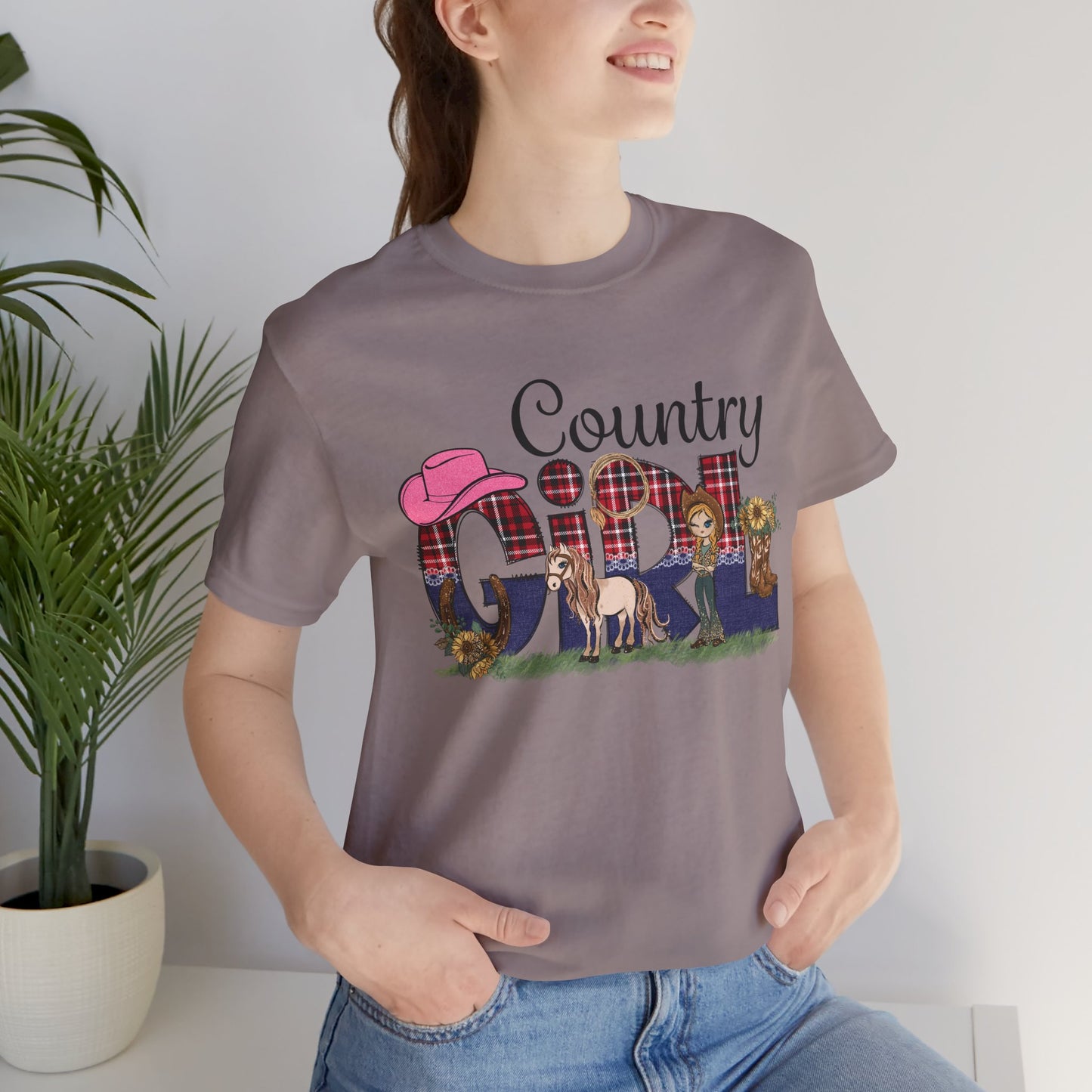 Horse Graphic Unisex Jersey Short Sleeve Tee