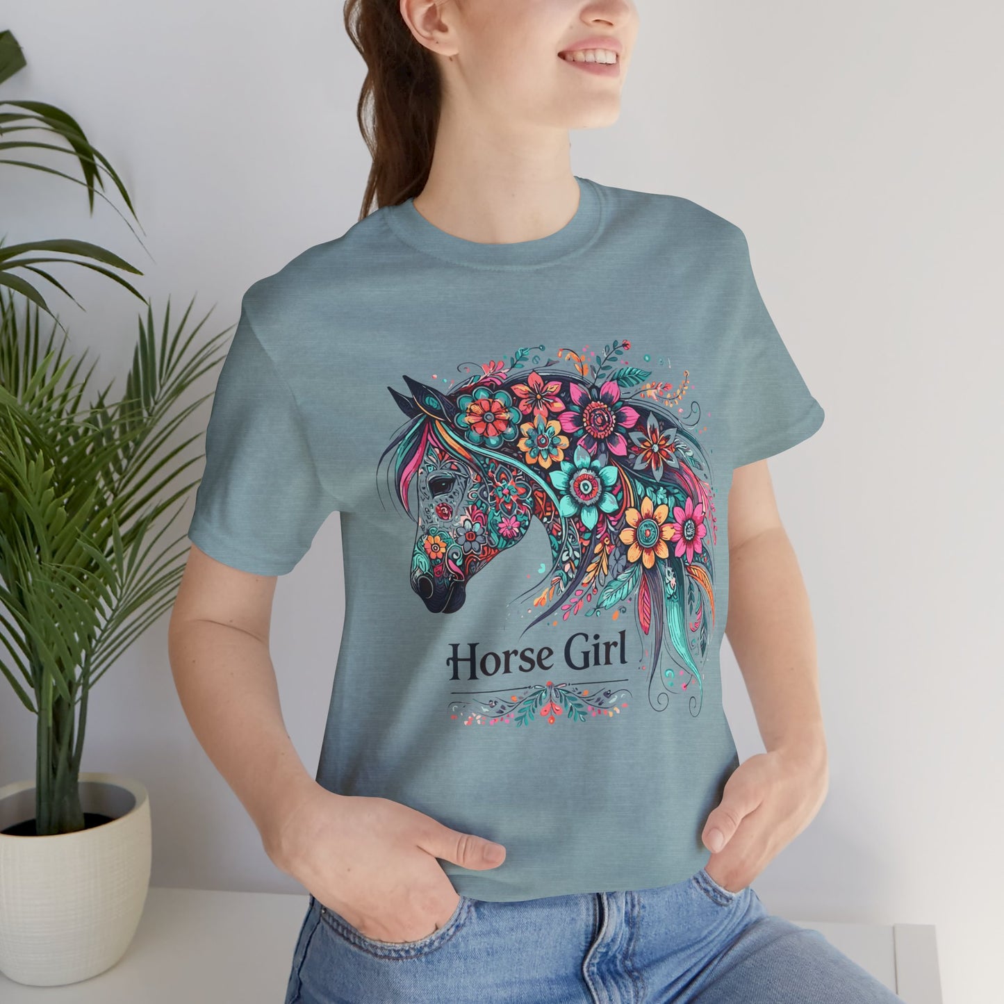 Horse Graphic Unisex Jersey Short Sleeve Tee