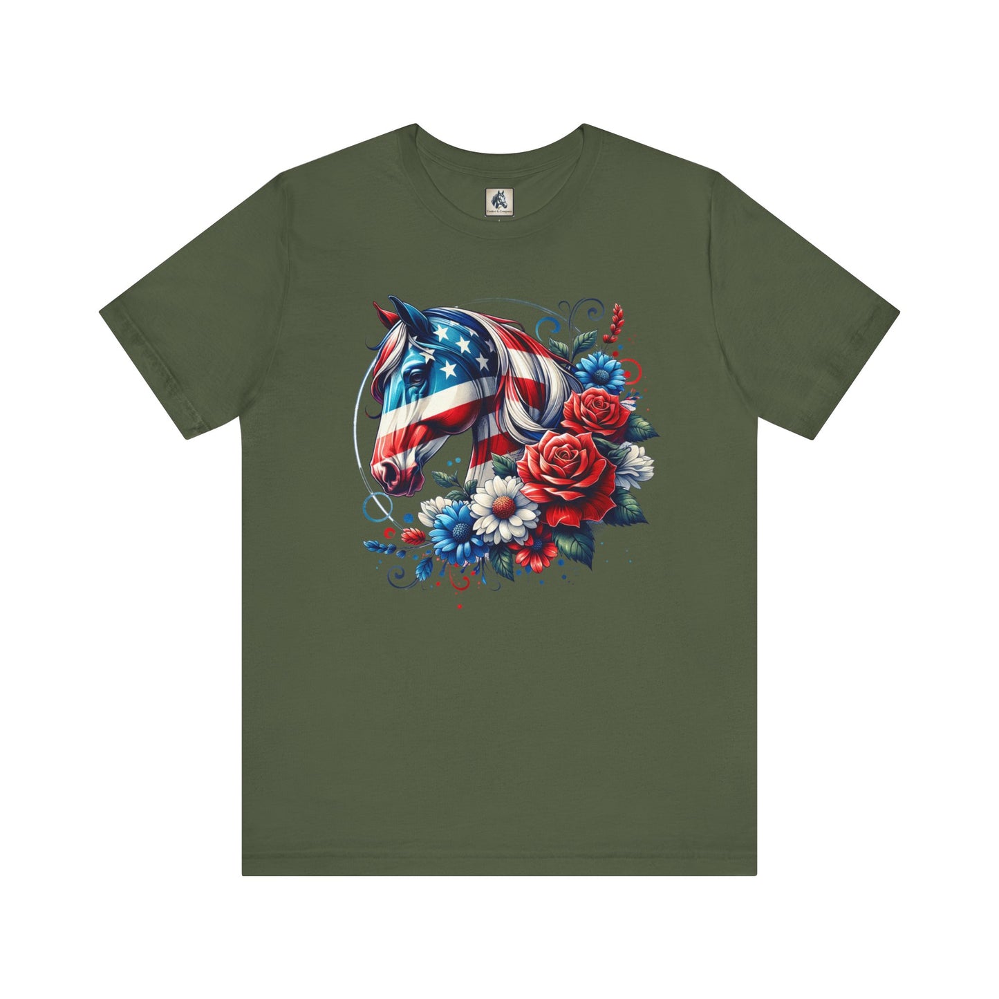 Horse Graphic Unisex Jersey Short Sleeve Tee