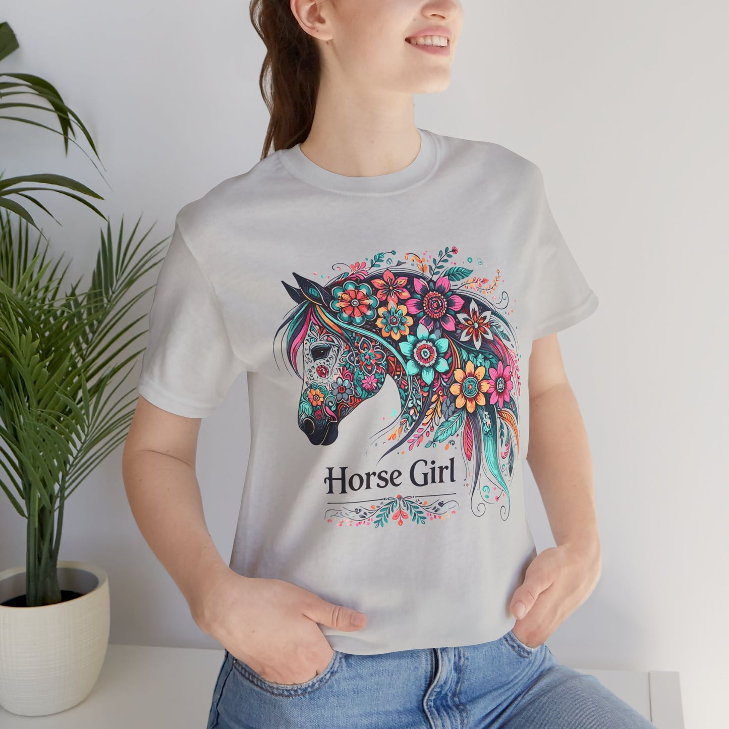 Horse Graphic Unisex Jersey Short Sleeve Tee