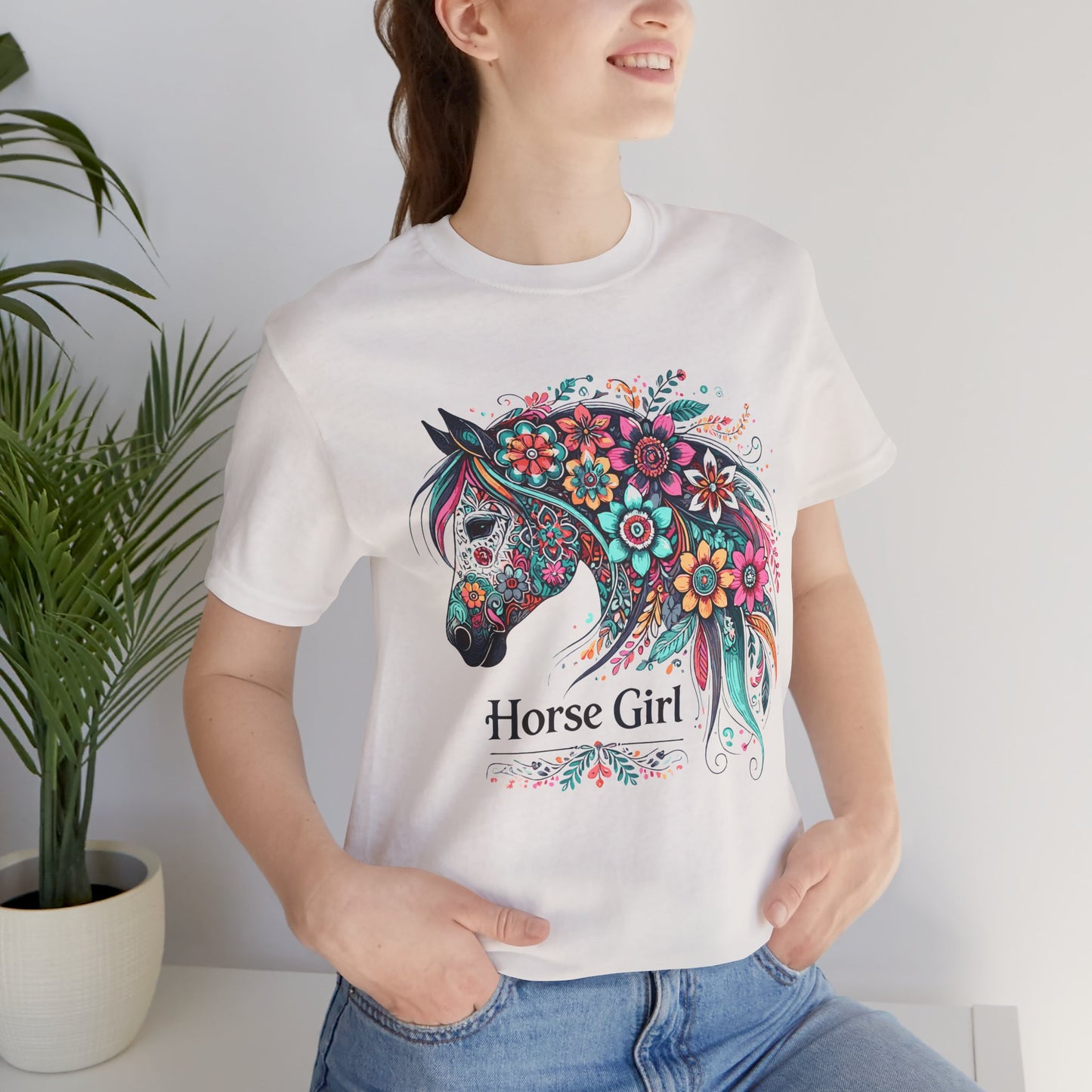 Horse Graphic Unisex Jersey Short Sleeve Tee