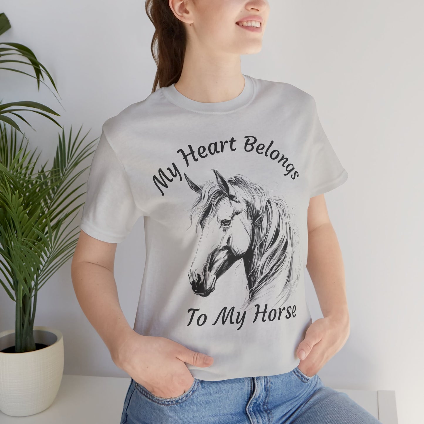 My Heart Belongs Horse GraphicTee