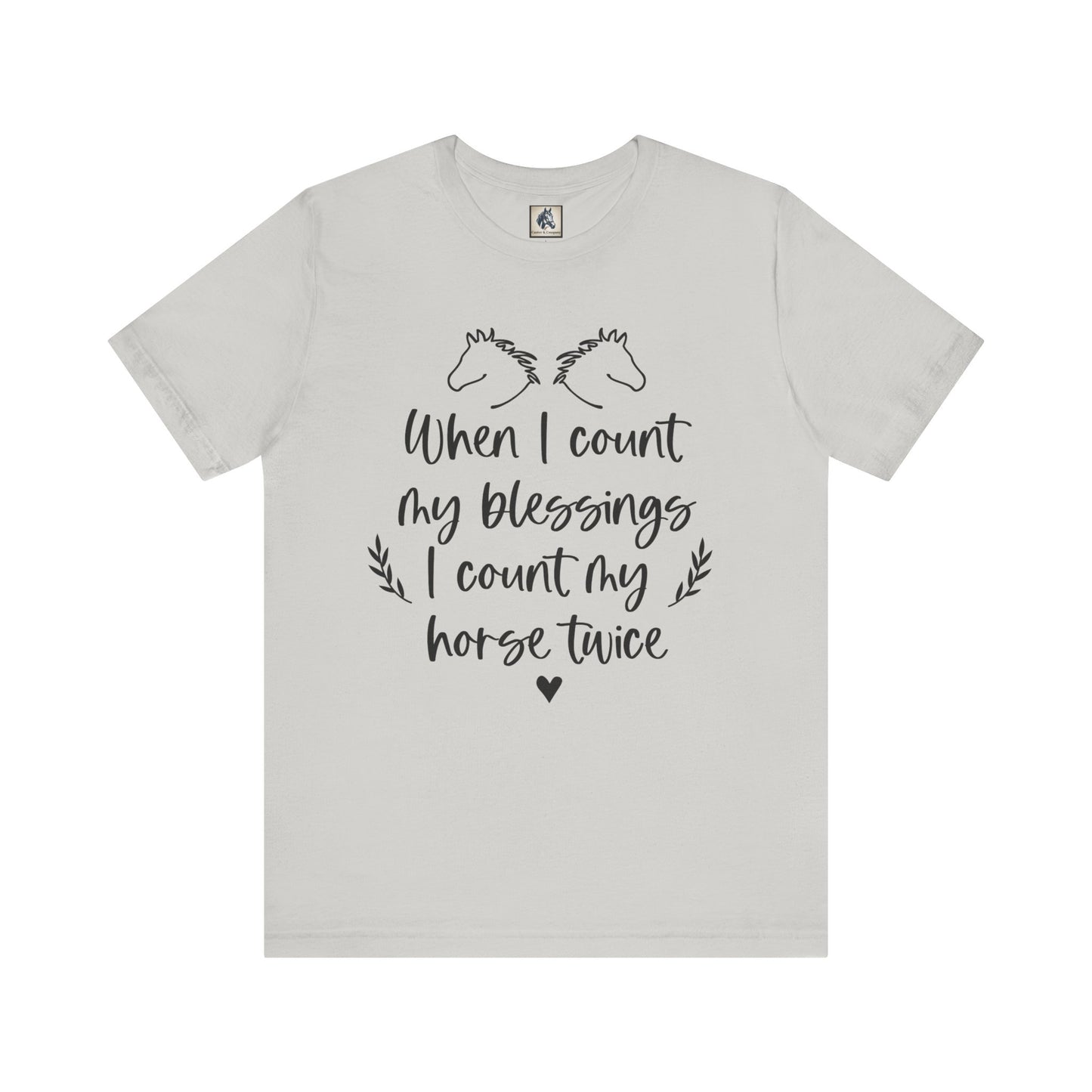Horse Blessings Unisex Tee, Perfect Gift for Horse Lovers, Casual Wear, Birthday Gift, Animal Enthusiast Apparel