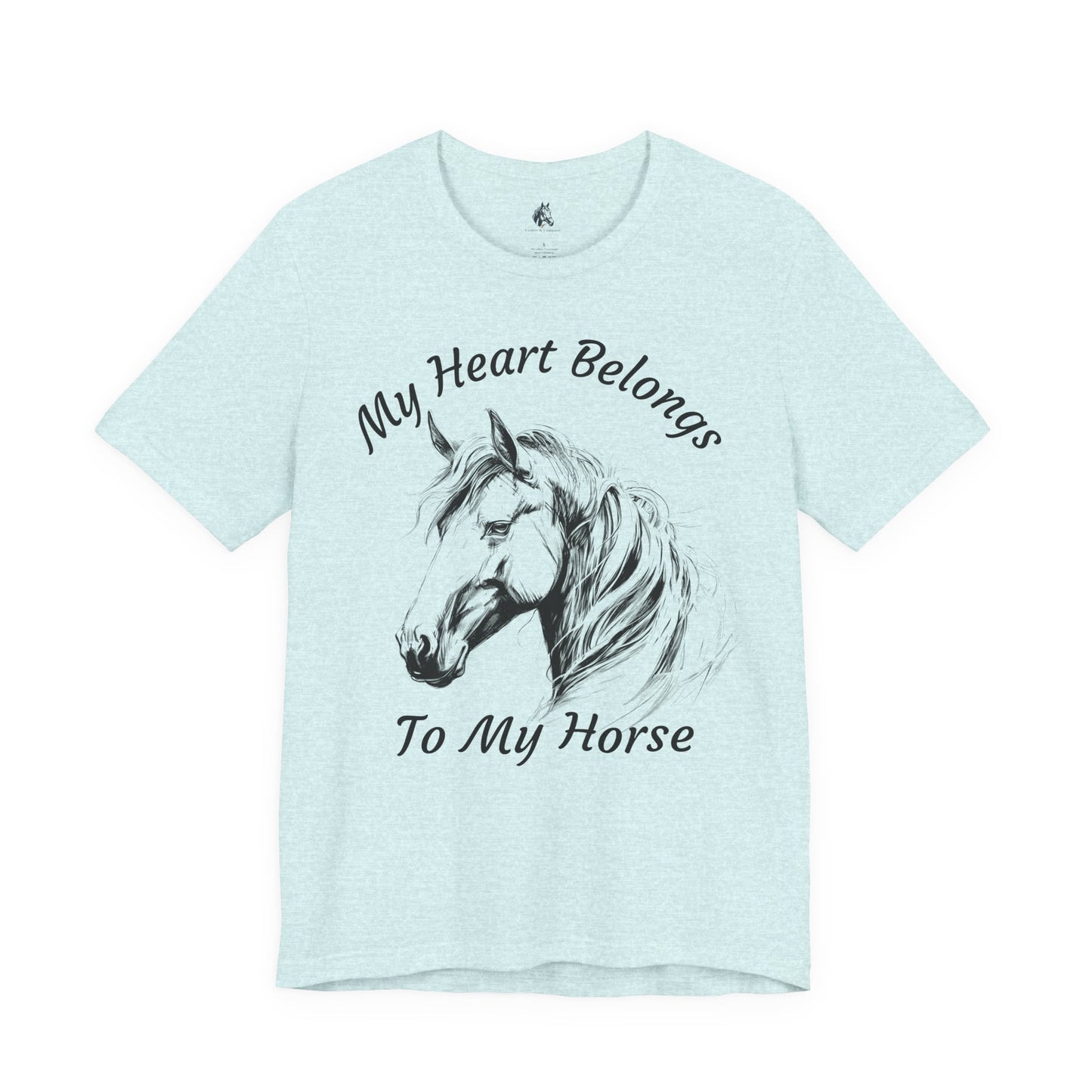 My Heart Belongs Horse GraphicTee