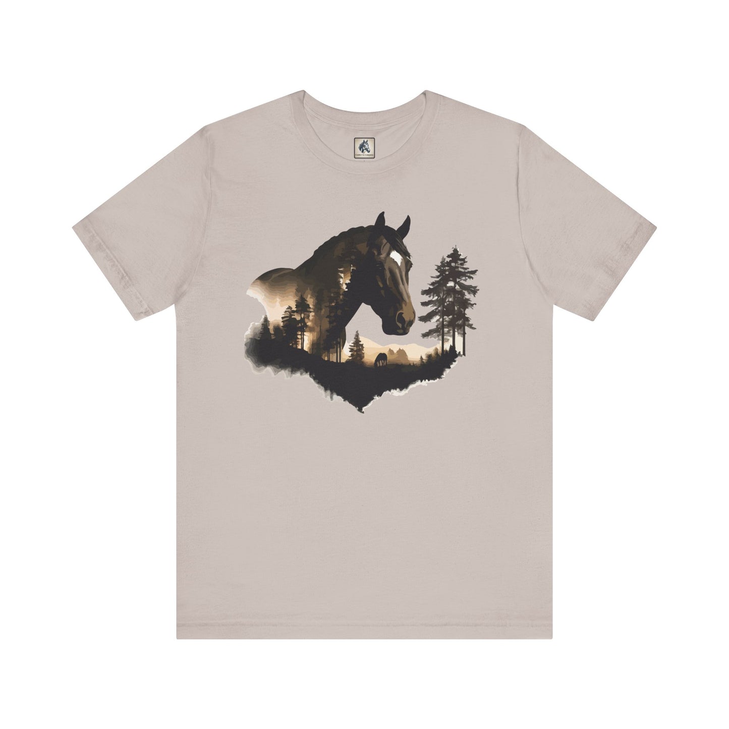 Horse Graphic Unisex Jersey Short Sleeve Tee