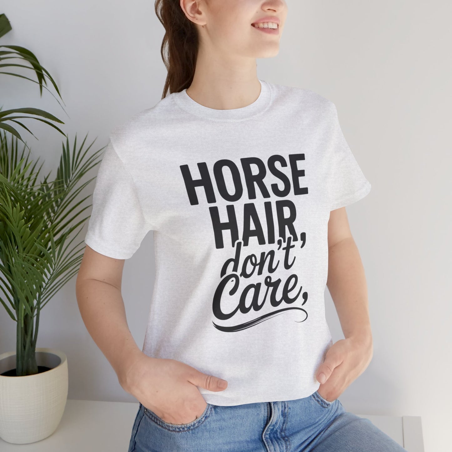 Horse Lover's Unisex Tee, Fun Horse Graphic T-Shirt, Equestrian Gift, Casual Wear, Animal Lover Apparel, Perfect for Birthdays