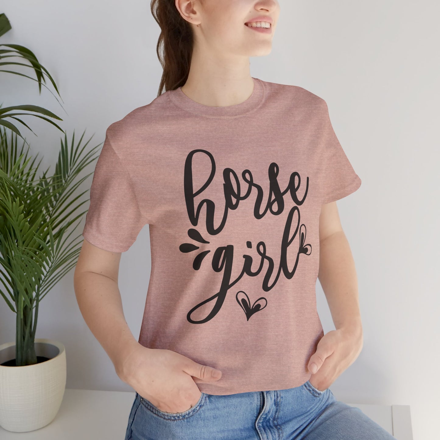 Horse Girl Unisex Jersey Tee - Perfect for Equestrian Lovers, Gift for Horse Enthusiasts, Casual Wear, Birthday Gift, Animal Themed Apparel