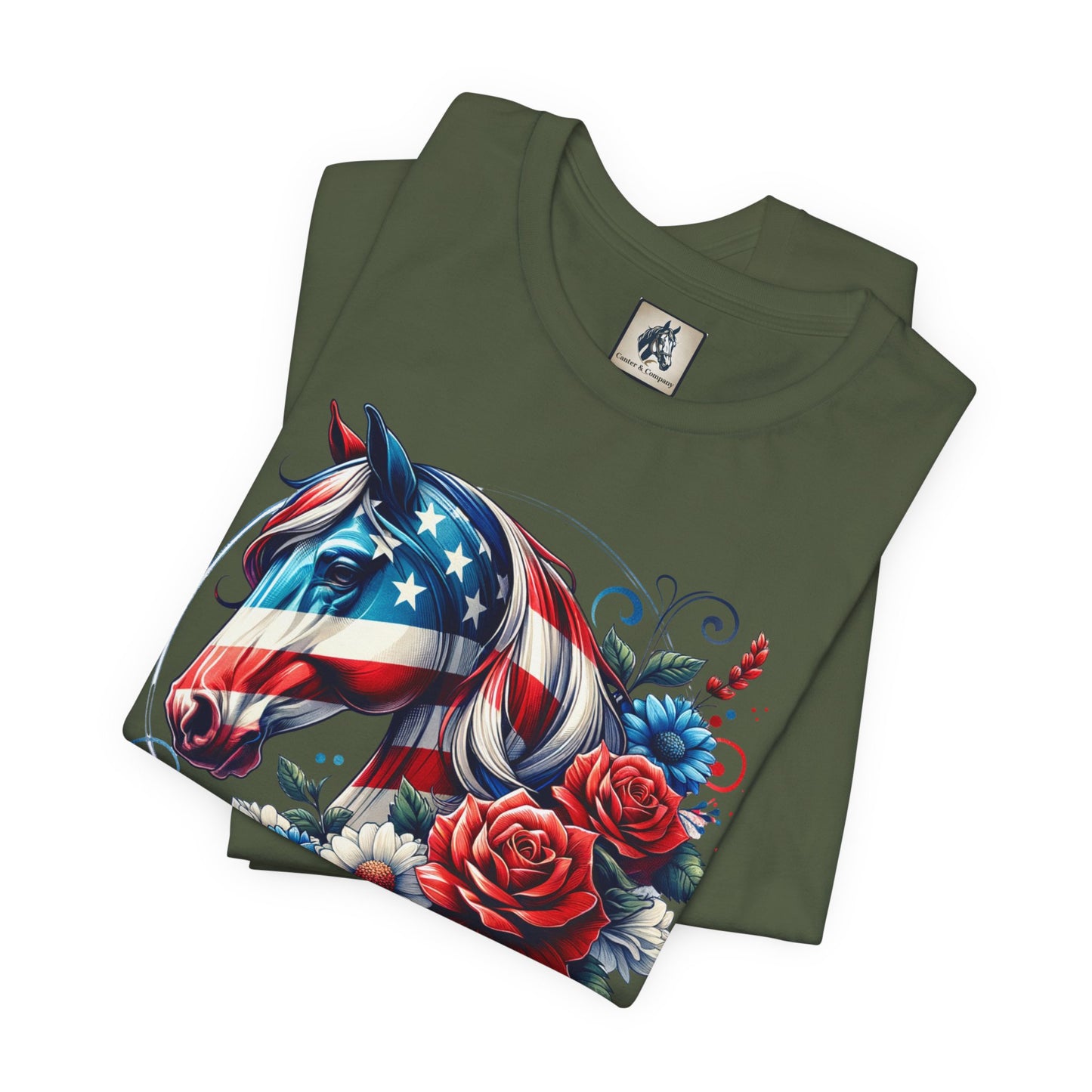 Horse Graphic Unisex Jersey Short Sleeve Tee