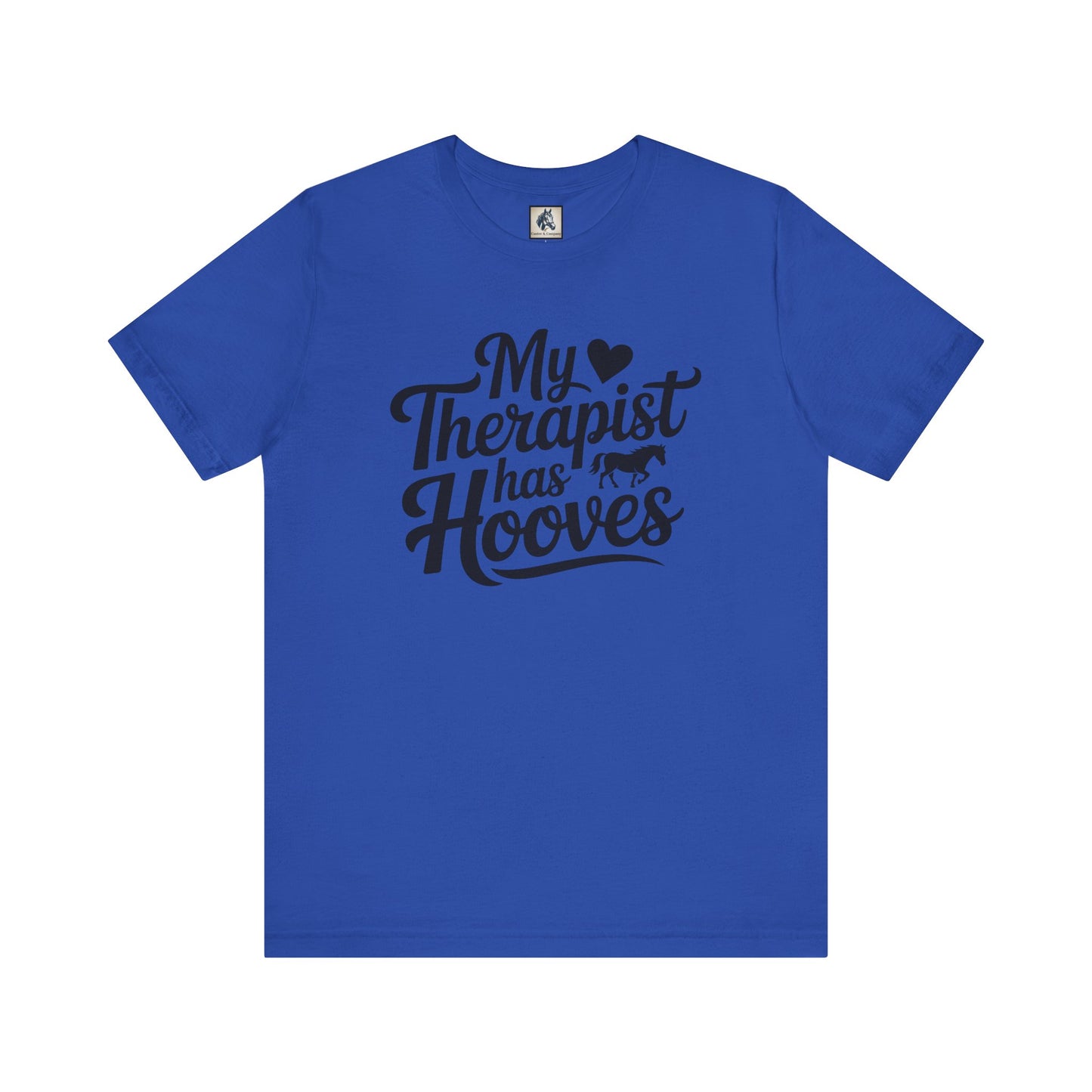 Horse Lover's Therapist Tee, Funny Equine Tee, Gift for Horse Owners, Equestrian Humor Shirt, Animal Lover's Apparel