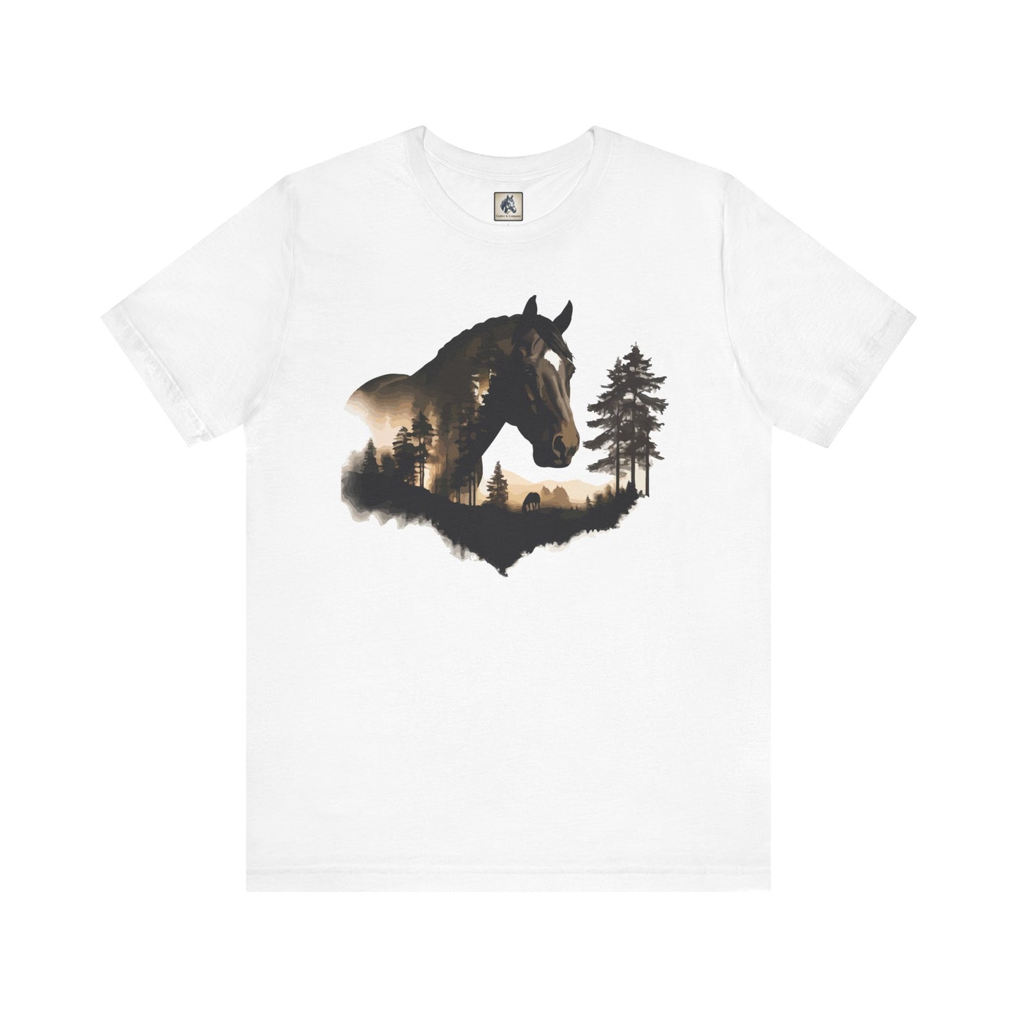 Horse Graphic Unisex Jersey Short Sleeve Tee