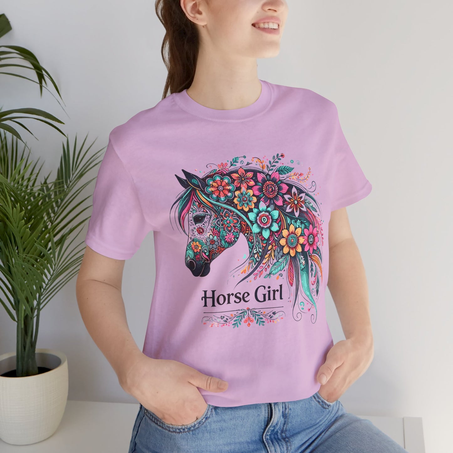 Horse Graphic Unisex Jersey Short Sleeve Tee