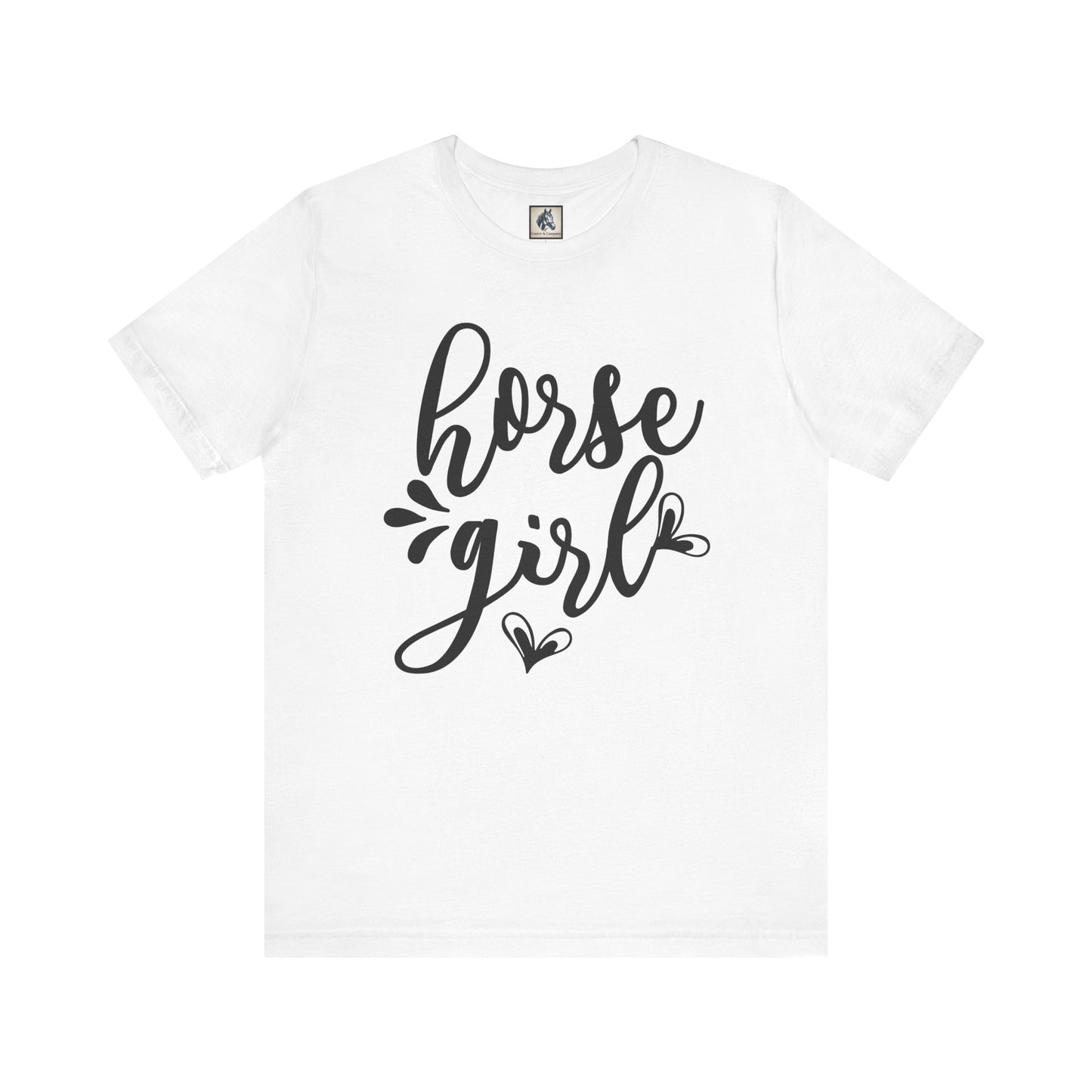 Horse Girl Unisex Jersey Tee - Perfect for Equestrian Lovers, Gift for Horse Enthusiasts, Casual Wear, Birthday Gift, Animal Themed Apparel