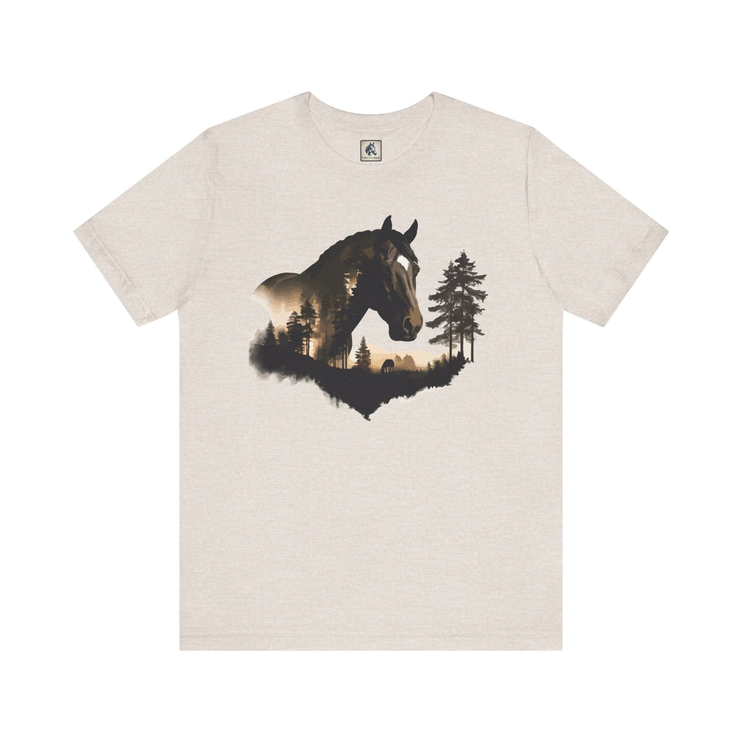 Horse Graphic Unisex Jersey Short Sleeve Tee