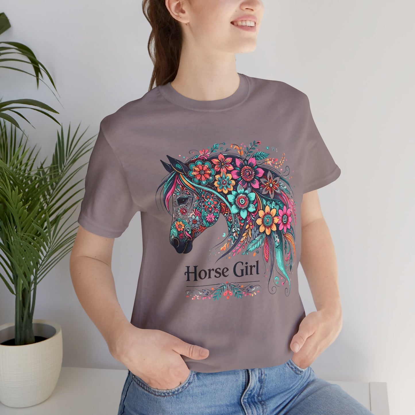 Horse Graphic Unisex Jersey Short Sleeve Tee