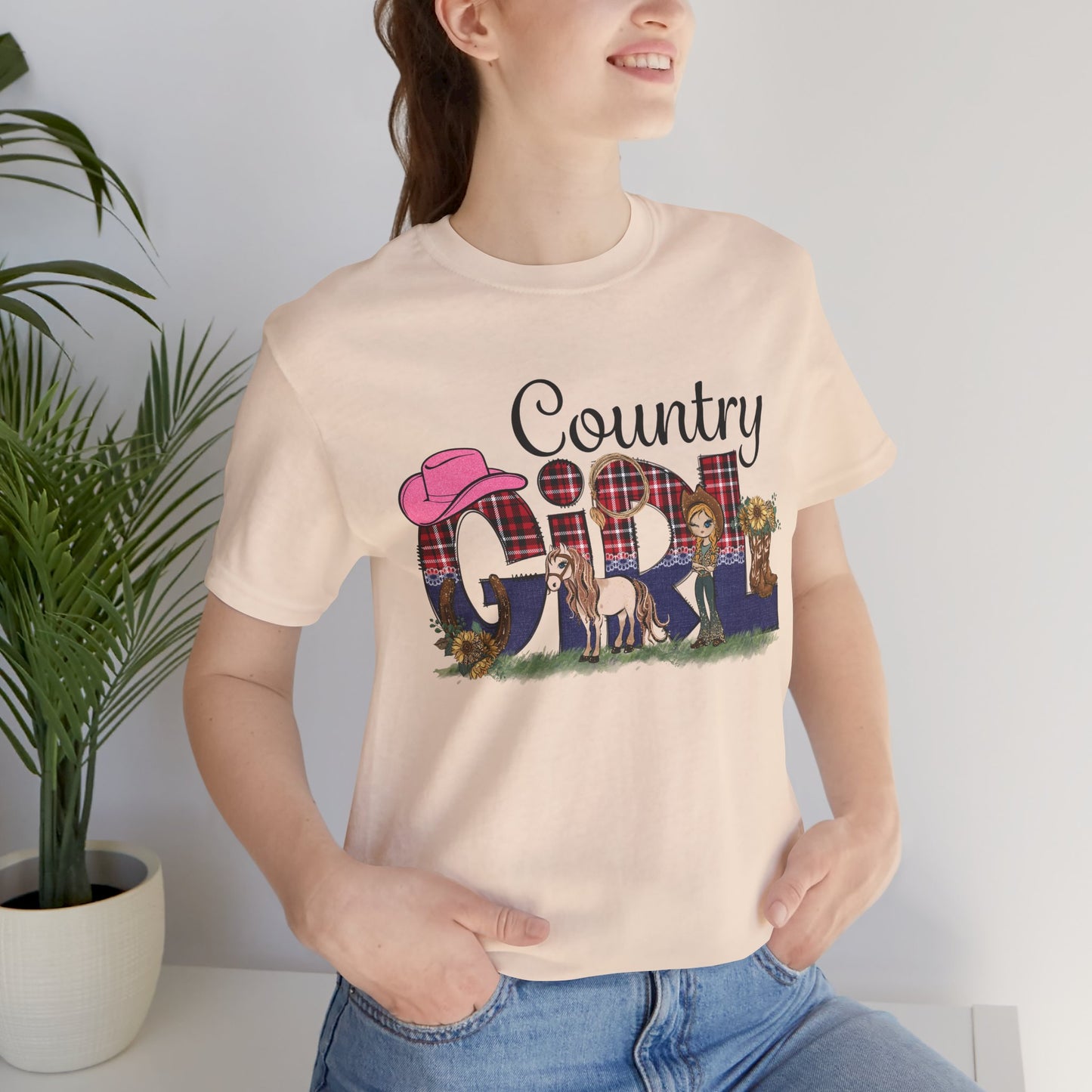 Horse Graphic Unisex Jersey Short Sleeve Tee