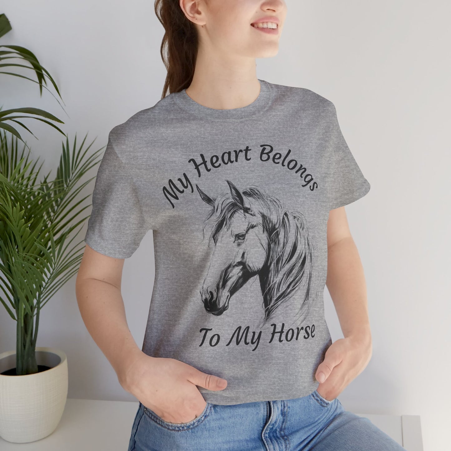 My Heart Belongs Horse GraphicTee
