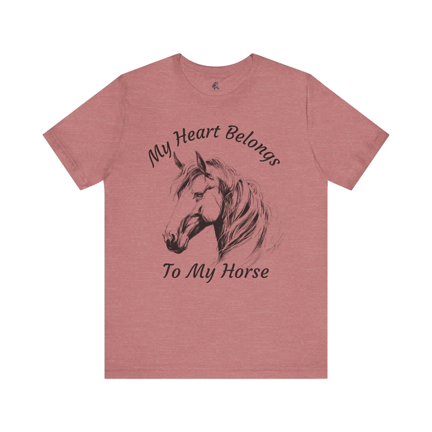 My Heart Belongs Horse GraphicTee