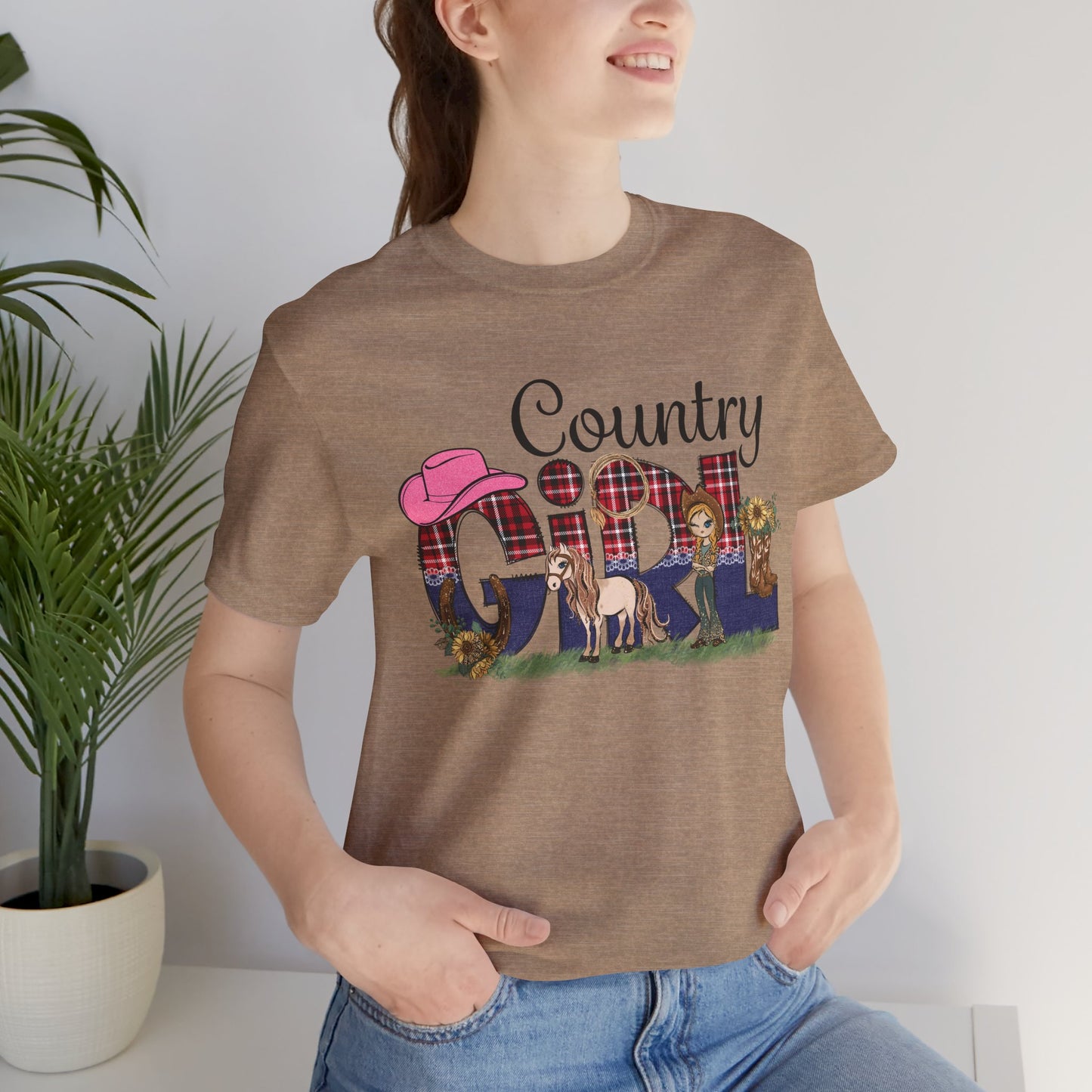 Horse Graphic Unisex Jersey Short Sleeve Tee
