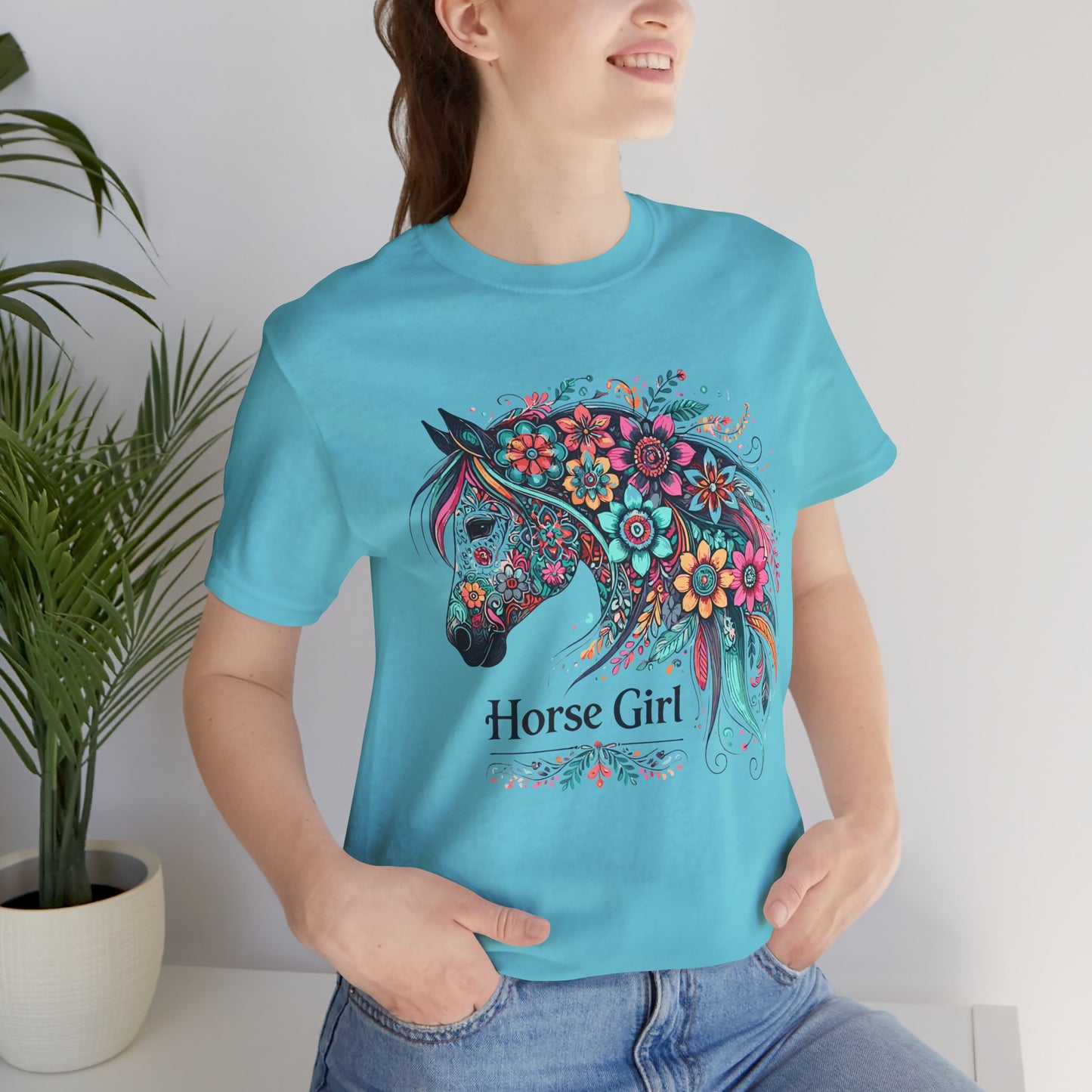 Horse Graphic Unisex Jersey Short Sleeve Tee