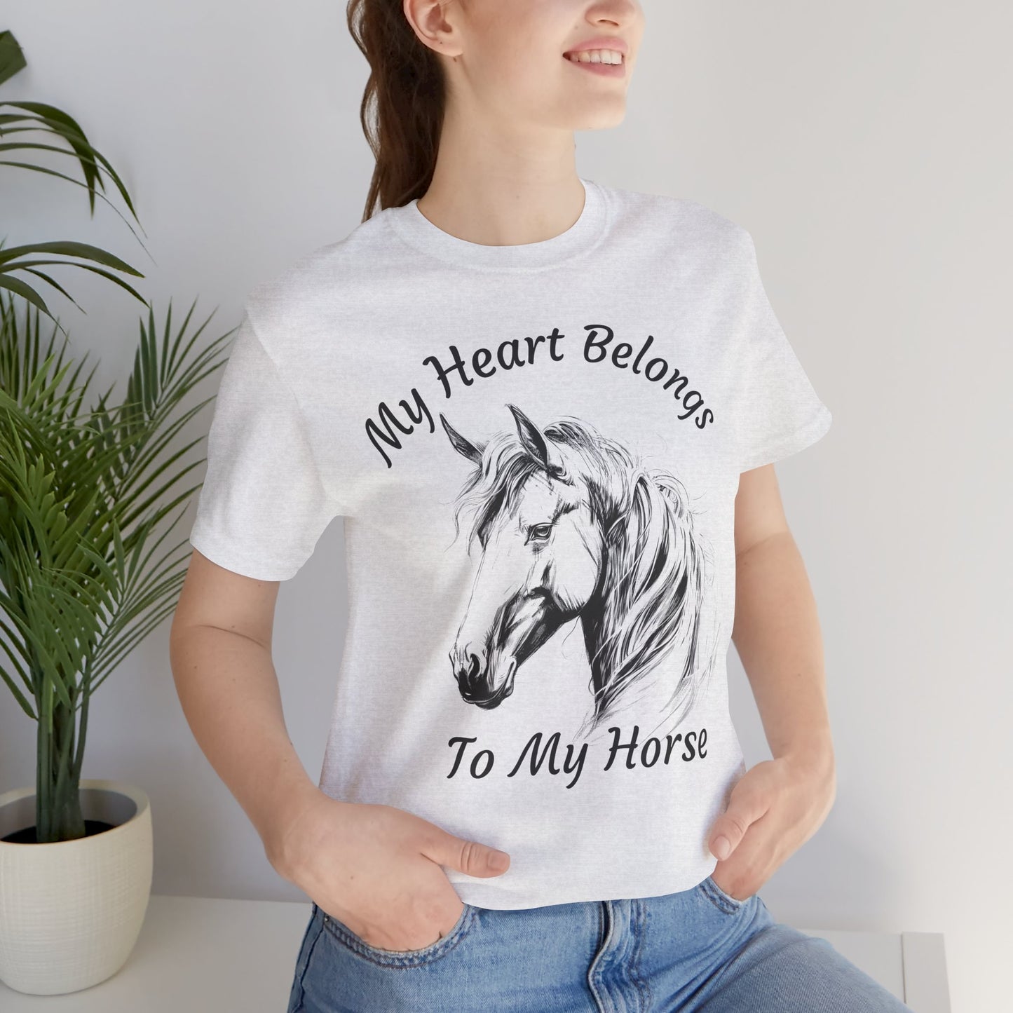 My Heart Belongs Horse GraphicTee