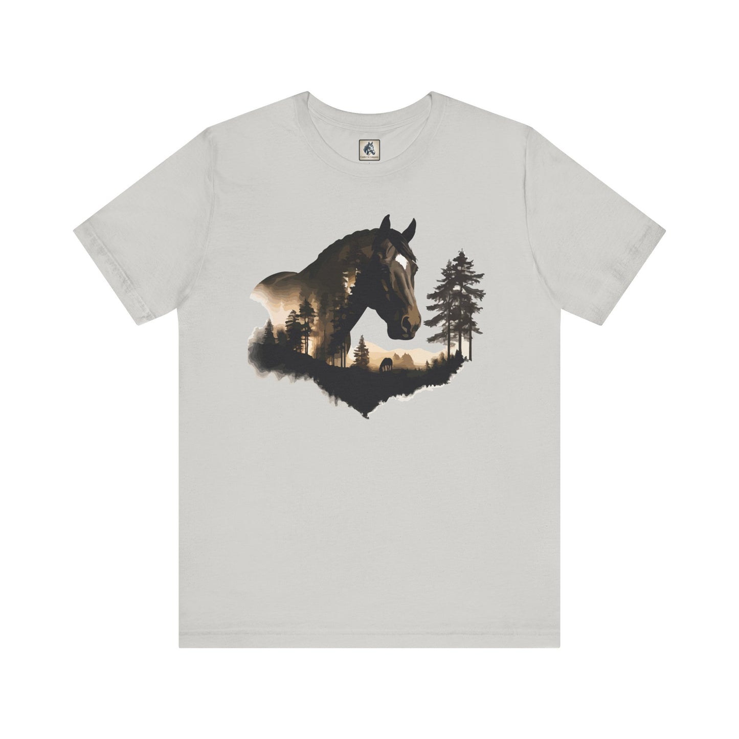 Horse Graphic Unisex Jersey Short Sleeve Tee