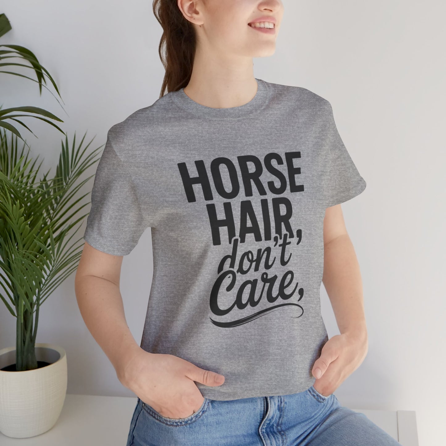 Horse Lover's Unisex Tee, Fun Horse Graphic T-Shirt, Equestrian Gift, Casual Wear, Animal Lover Apparel, Perfect for Birthdays