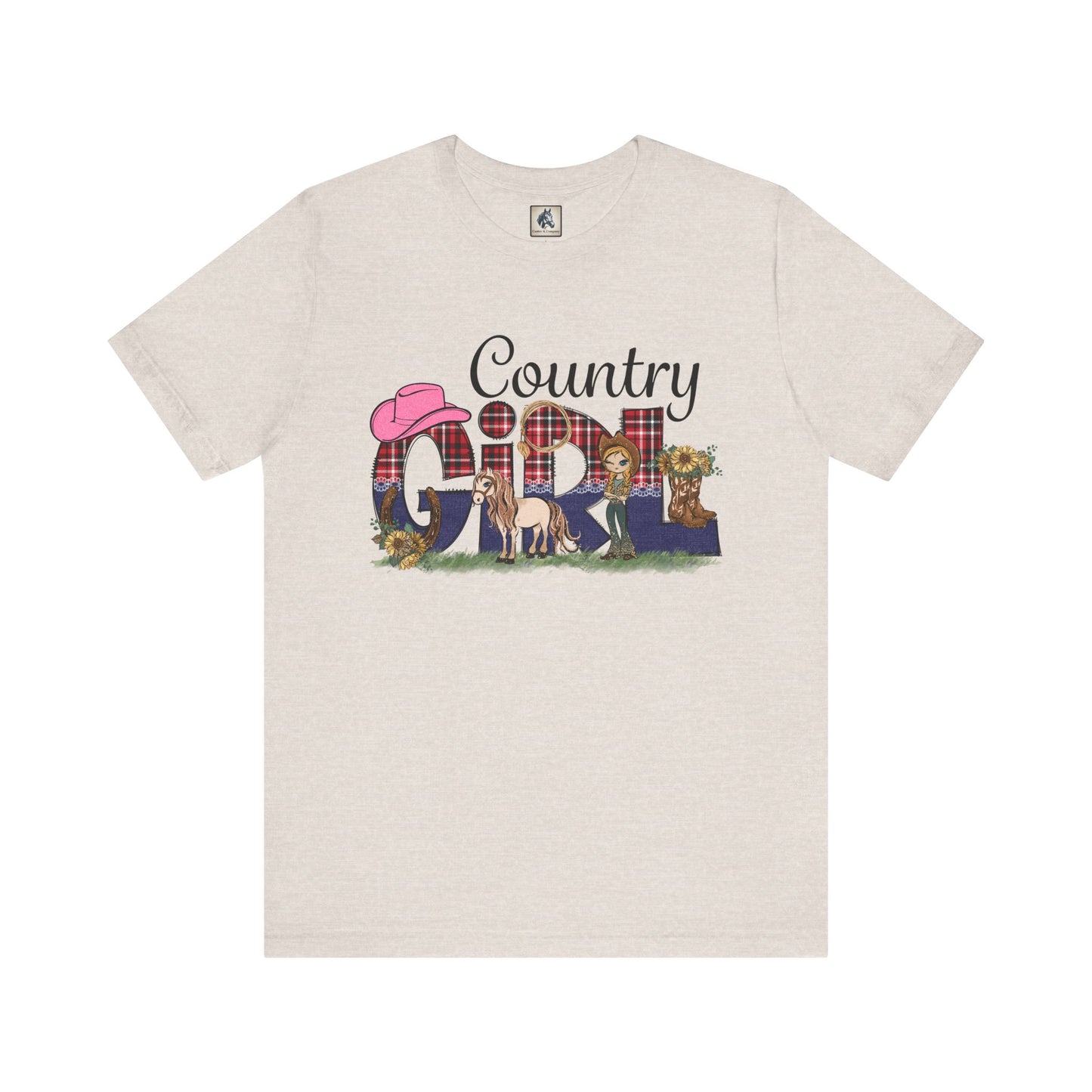 Horse Graphic Unisex Jersey Short Sleeve Tee
