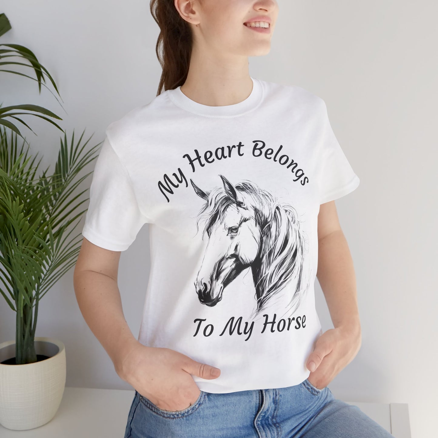 My Heart Belongs Horse GraphicTee
