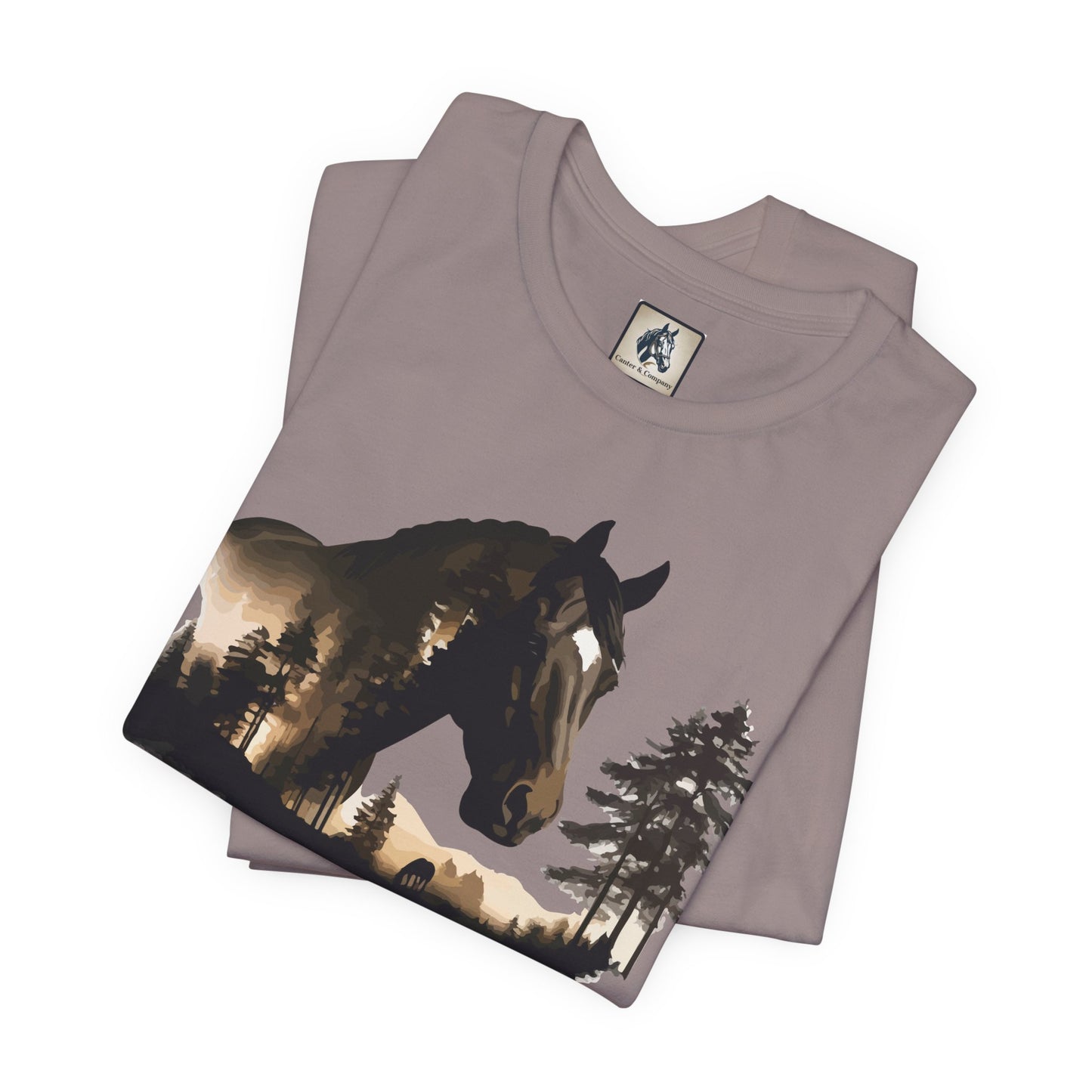 Horse Graphic Unisex Jersey Short Sleeve Tee
