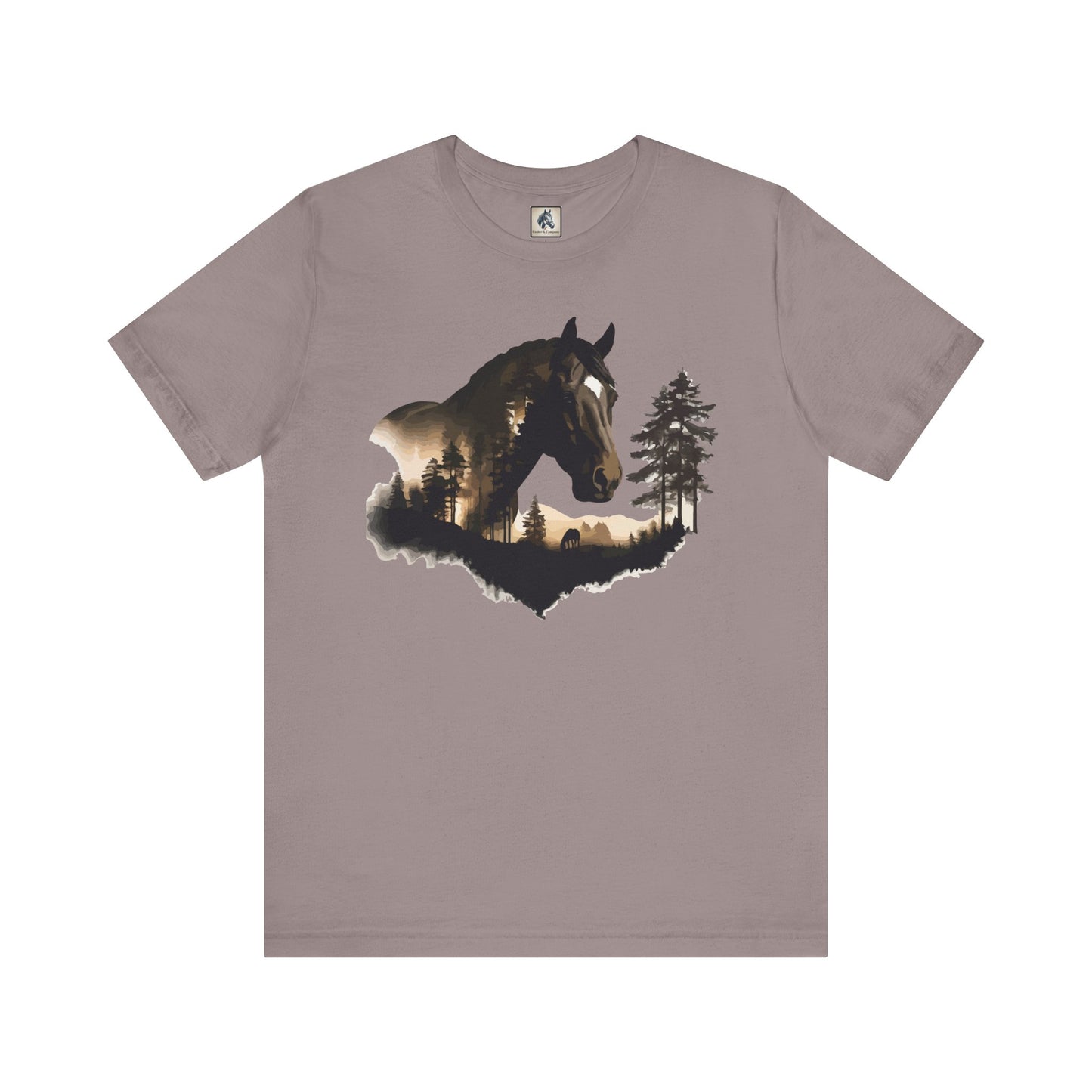 Horse Graphic Unisex Jersey Short Sleeve Tee