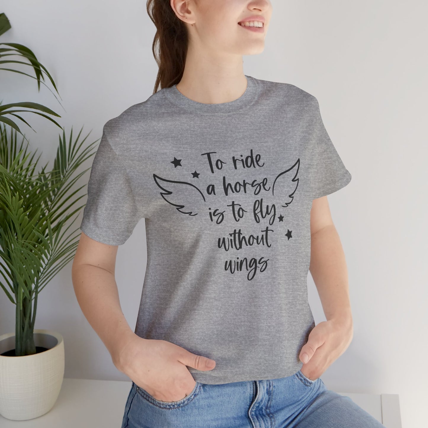 Equestrian Spirit T-Shirt - Perfect for Horse Lovers, Gifts for Riders, Inspirational Tee, Casual Wear, Birthday Gifts, Animal Lovers