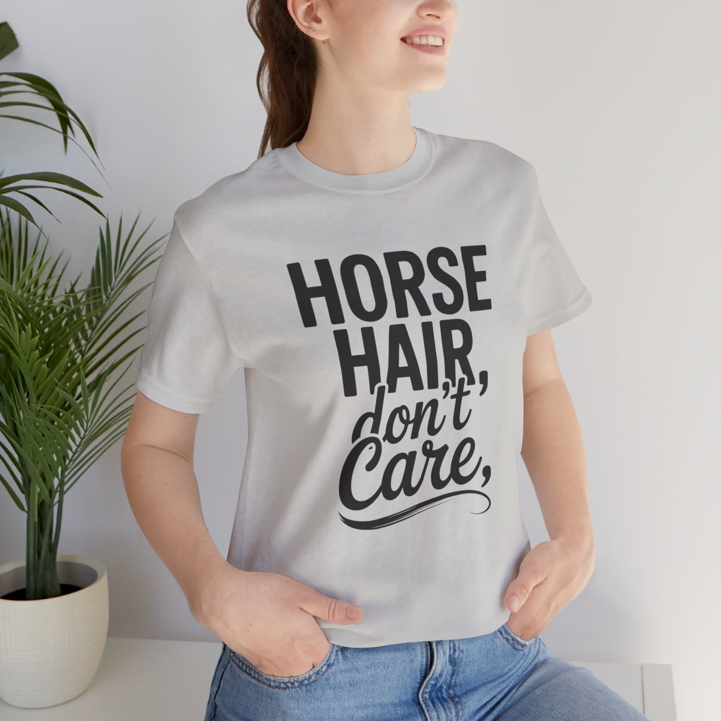 Horse Lover's Unisex Tee, Fun Horse Graphic T-Shirt, Equestrian Gift, Casual Wear, Animal Lover Apparel, Perfect for Birthdays