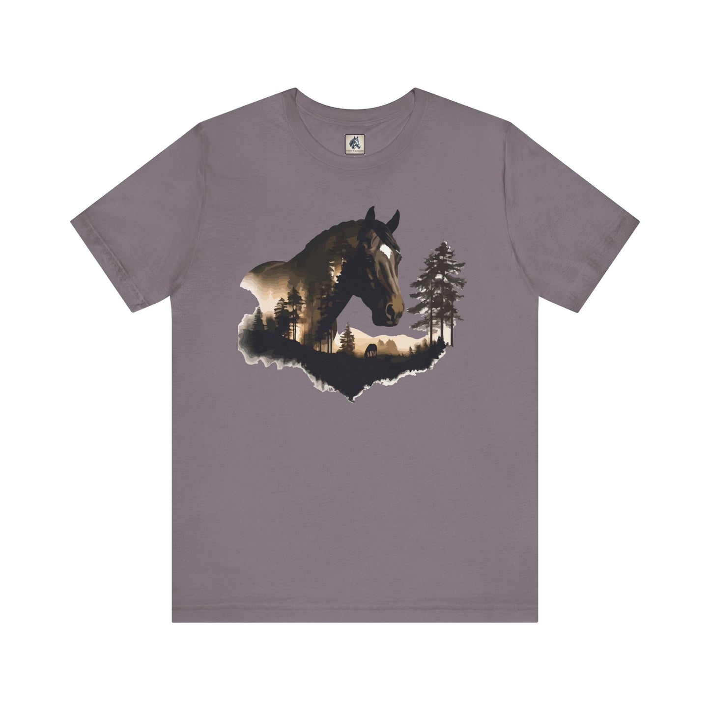 Horse Graphic Unisex Jersey Short Sleeve Tee