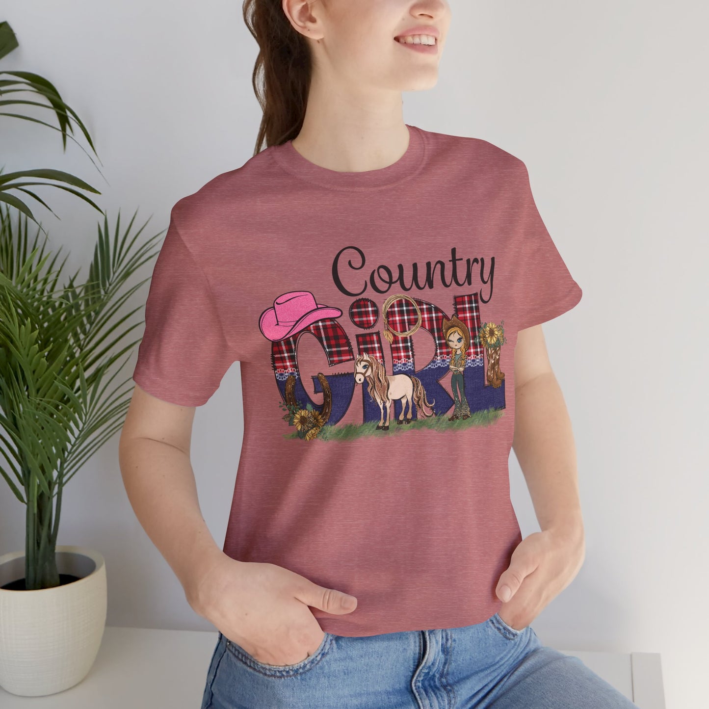 Horse Graphic Unisex Jersey Short Sleeve Tee