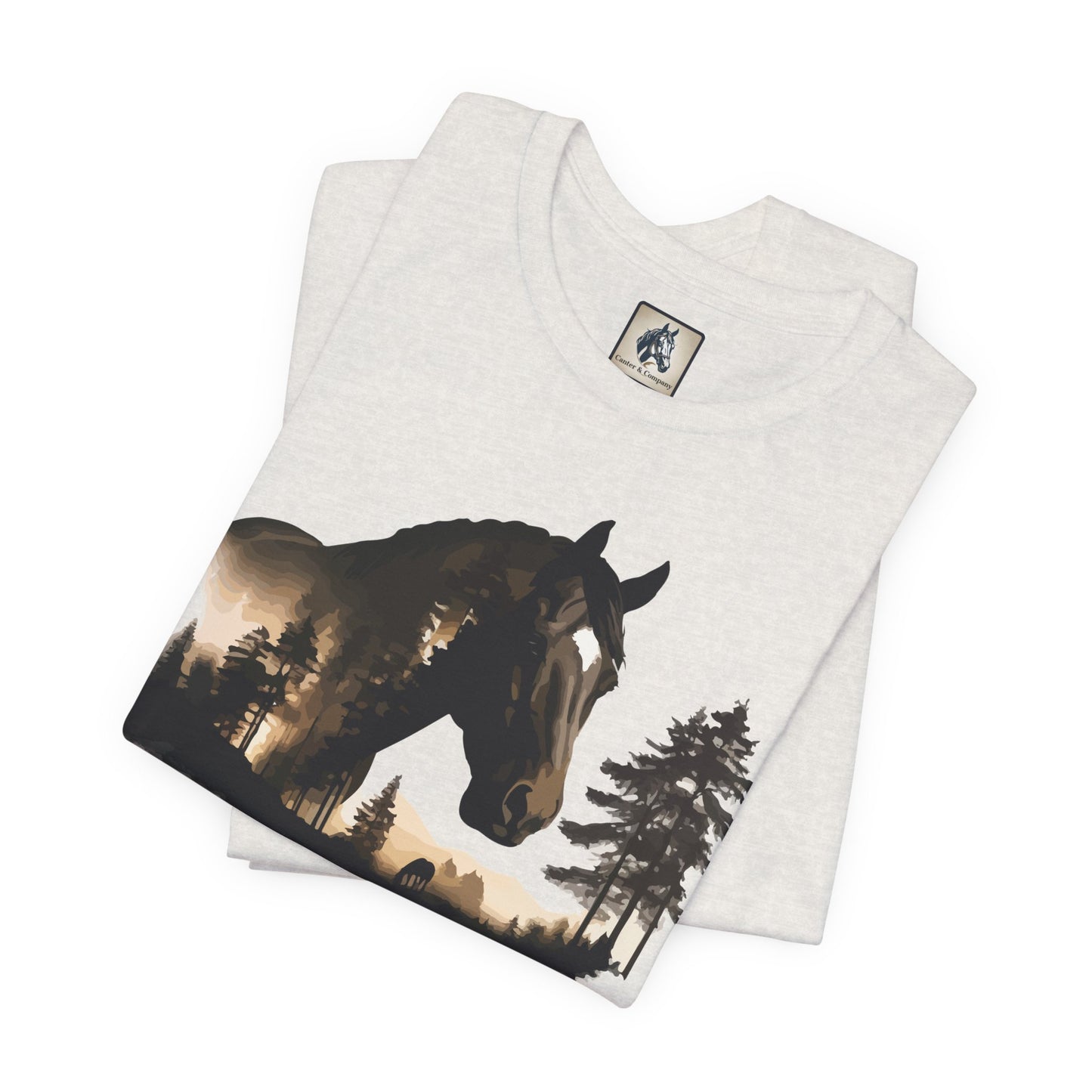 Horse Graphic Unisex Jersey Short Sleeve Tee