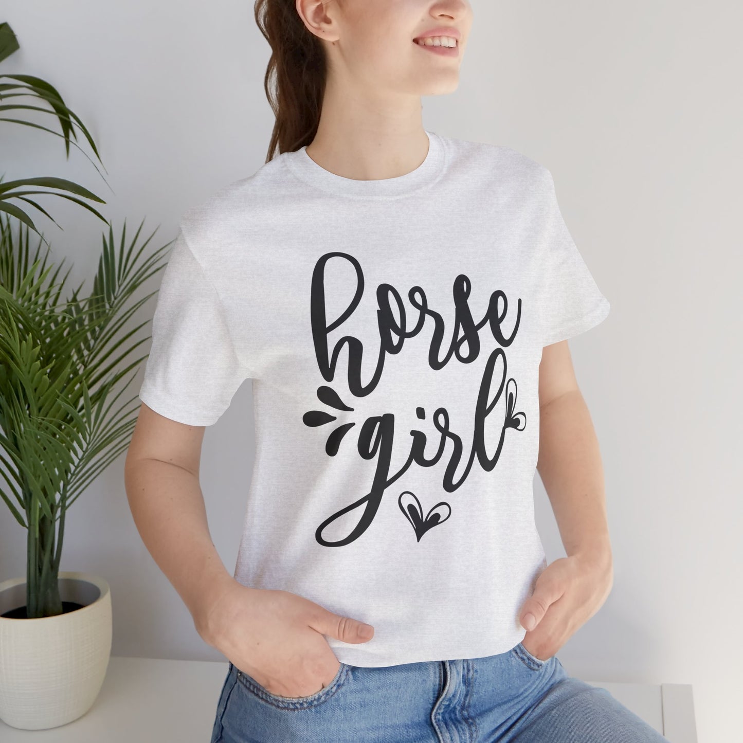 Horse Girl Unisex Jersey Tee - Perfect for Equestrian Lovers, Gift for Horse Enthusiasts, Casual Wear, Birthday Gift, Animal Themed Apparel