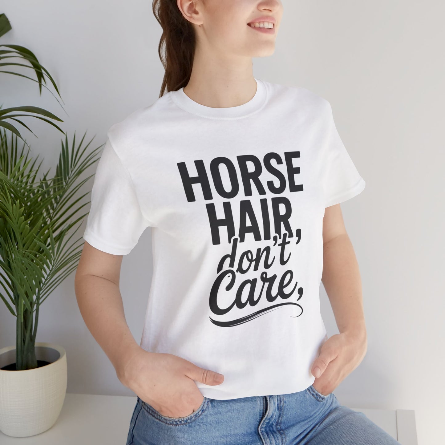Horse Lover's Unisex Tee, Fun Horse Graphic T-Shirt, Equestrian Gift, Casual Wear, Animal Lover Apparel, Perfect for Birthdays