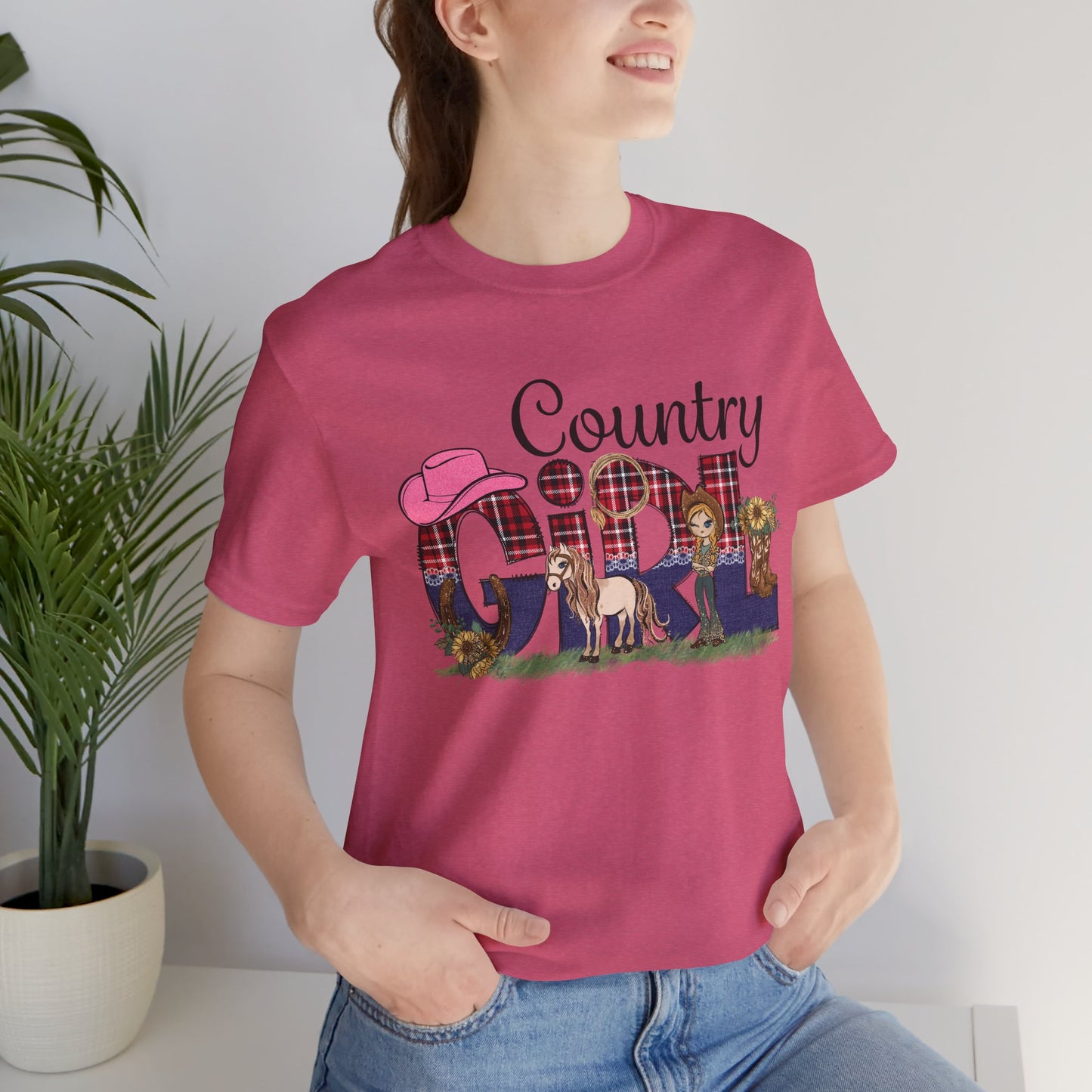 Horse Graphic Unisex Jersey Short Sleeve Tee