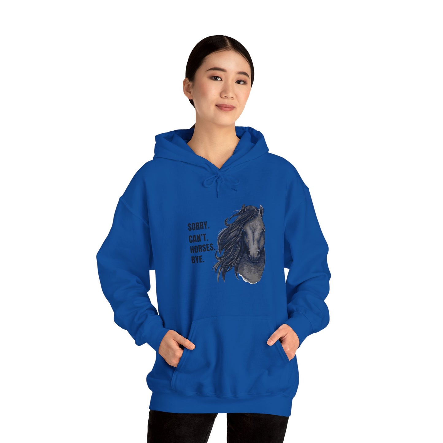 Horse Themed Funny Quote Hoodie