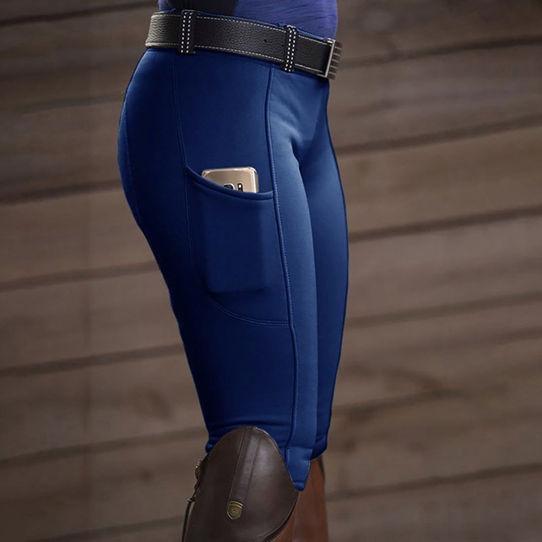 Equestrian Pants Stretch Hip-lifting Ladies Casual Pants