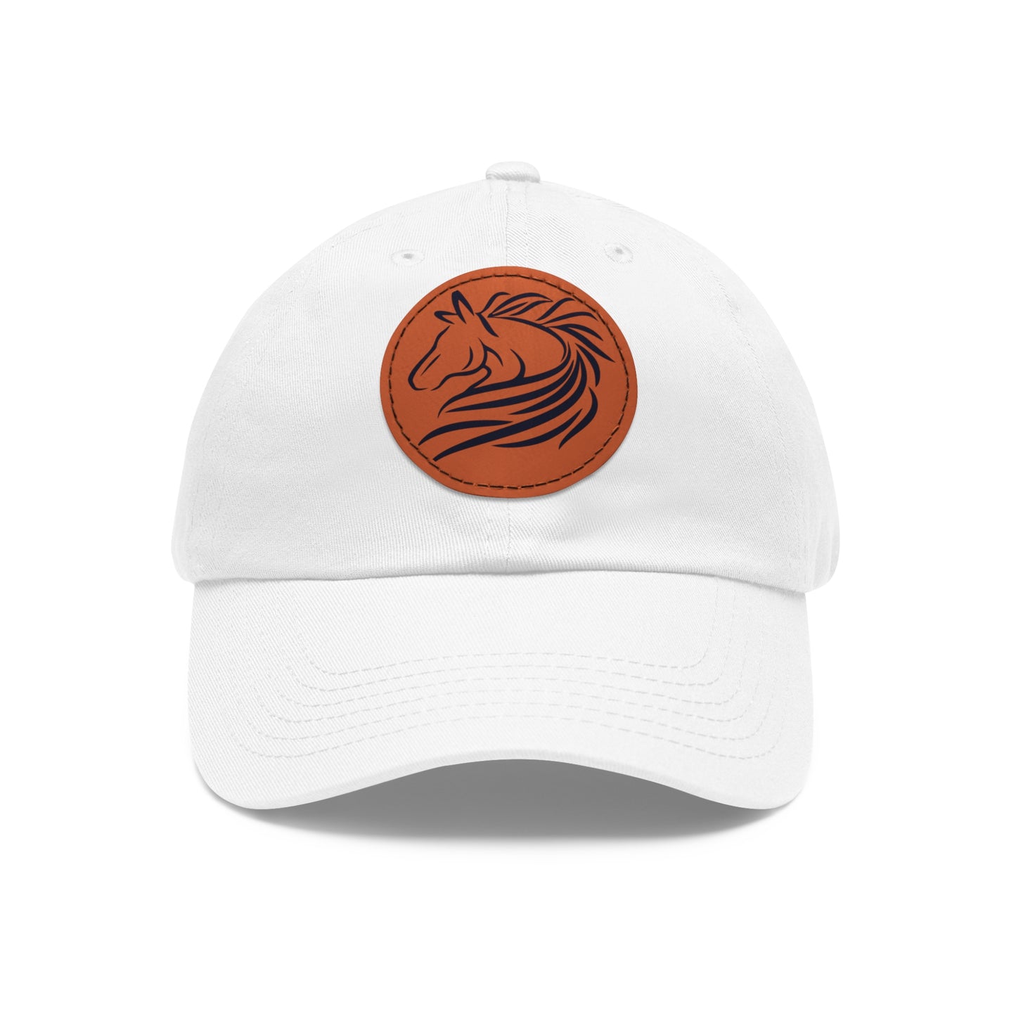 Dad Hat with Leather Patch