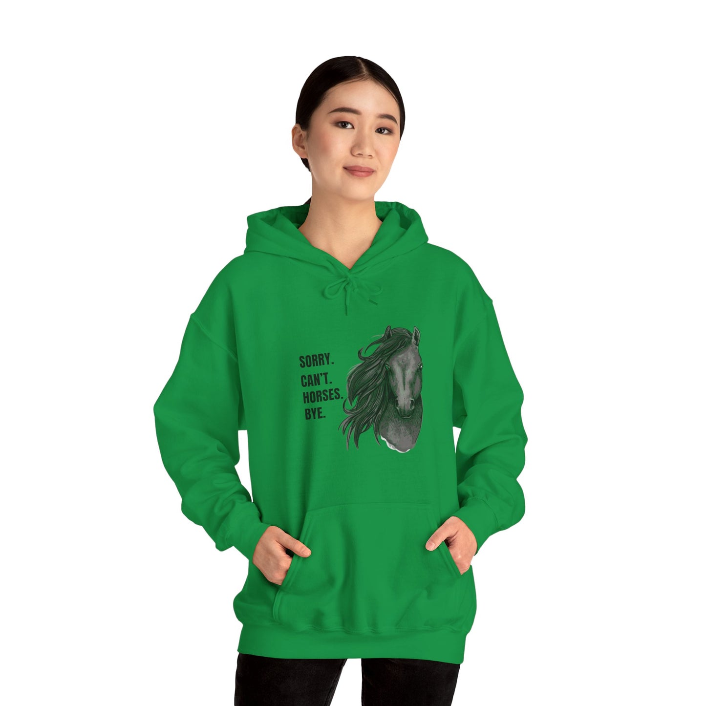 Horse Themed Funny Quote Hoodie