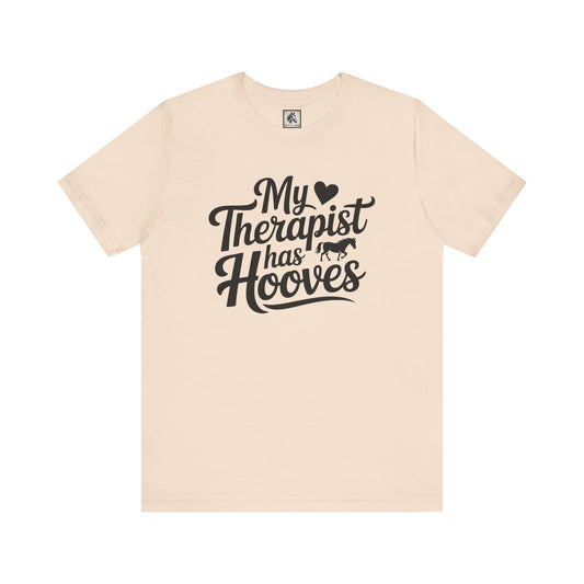 Horse Lover's Therapist Tee, Funny Equine Tee, Gift for Horse Owners, Equestrian Humor Shirt, Animal Lover's Apparel