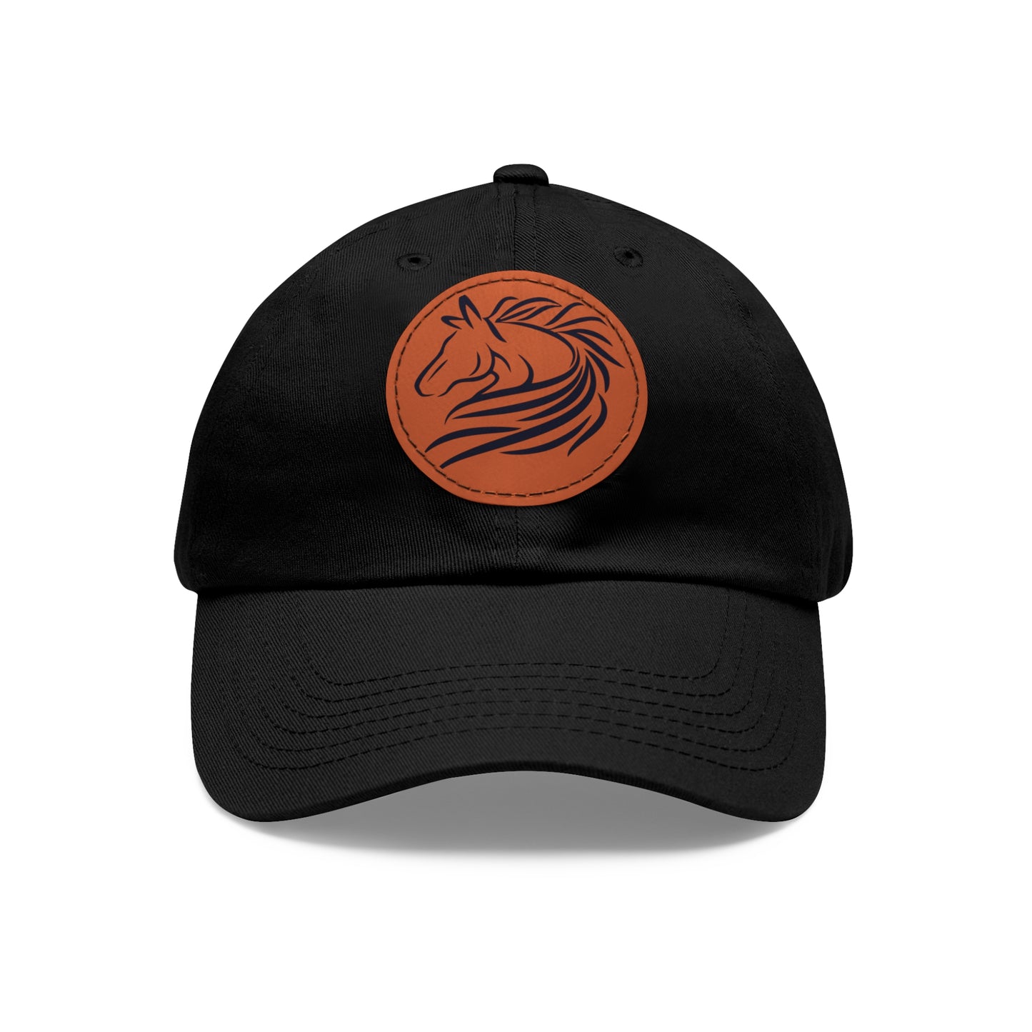 Dad Hat with Leather Patch