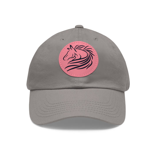 Dad Hat with Leather Patch